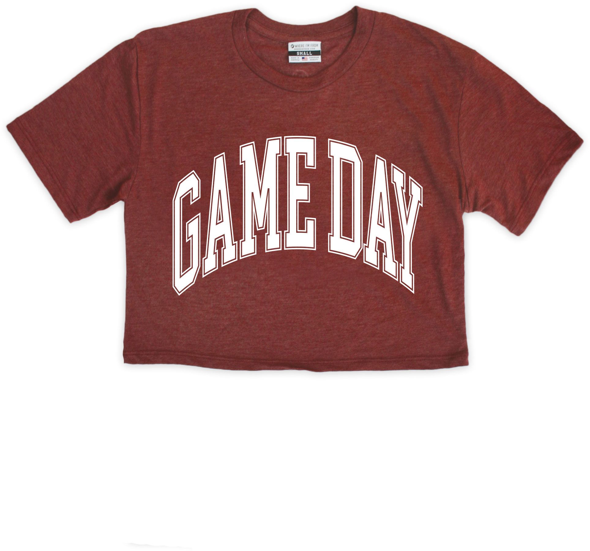 Where I'm From Women's Texas Gameday Cropped T-Shirt