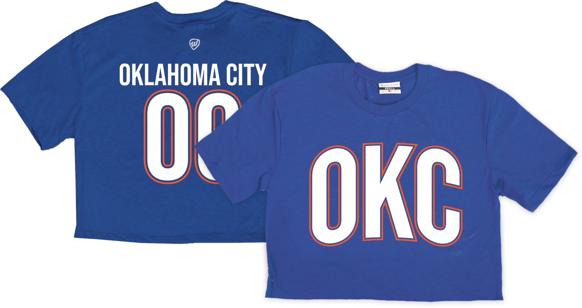 Where I'm From Women's Oklahoma City Blue OKC 00 Cropped T-Shirt