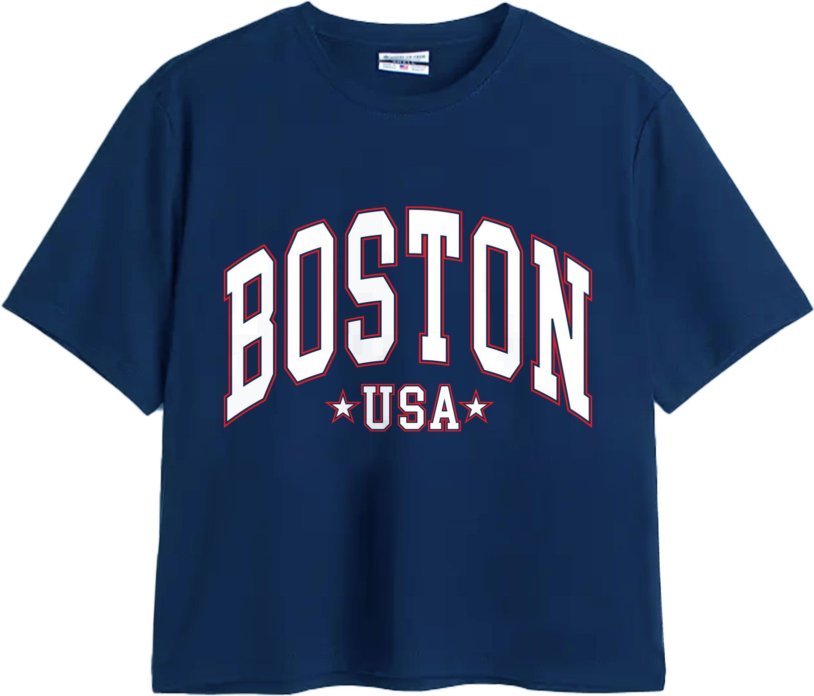 Where I'm From Adult Boston USA Easy T-Shirt
