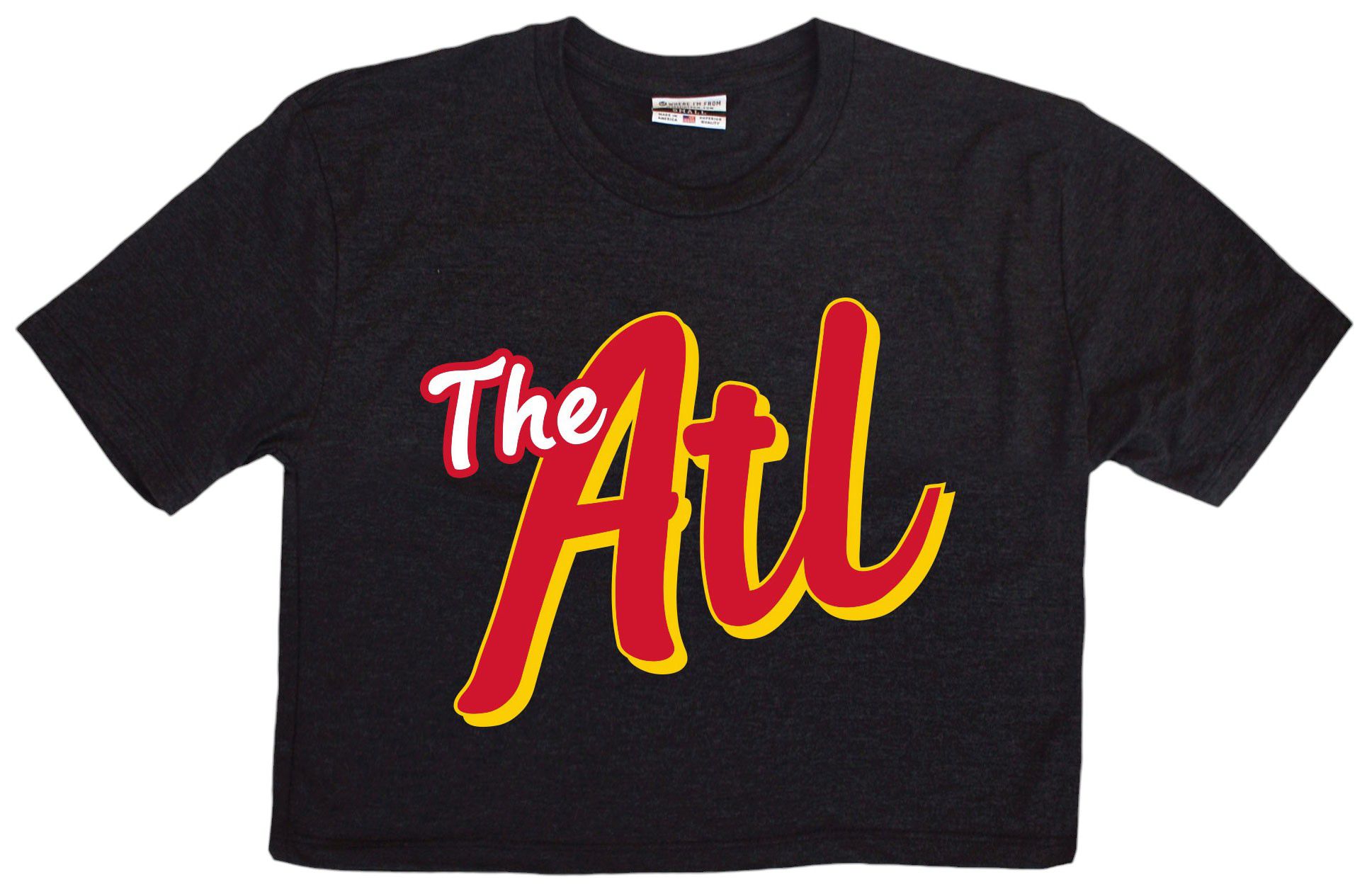 Where I'm From Women's Atlanta City Code Cropped T-Shirt