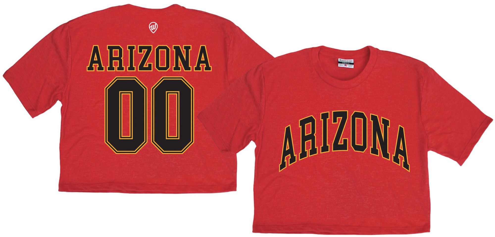 Where I'm From Women's Arizona 2Hit 00 Cropped T-Shirt