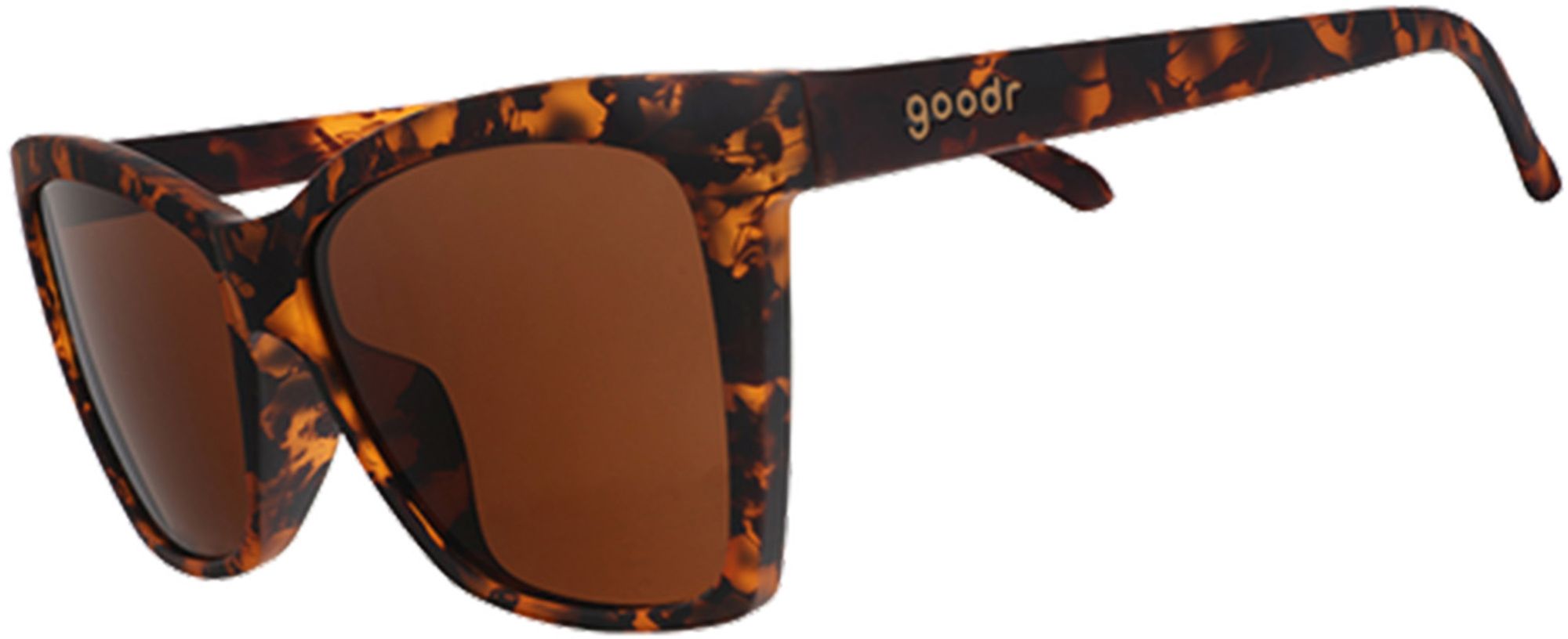 Photos - Sunglasses Goodr Unisex Vanguard Visionary Polarized , Men's, Tortoise 24AV