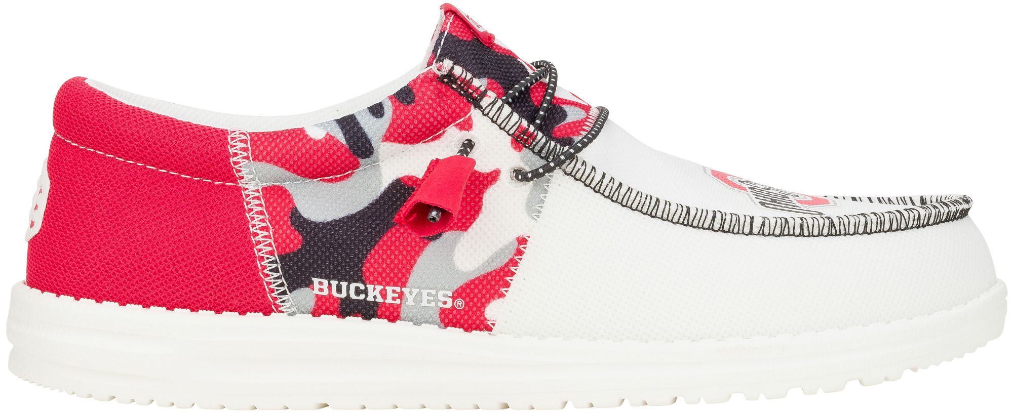 Hey Dude Men's Wally Tri Ohio State Shoes