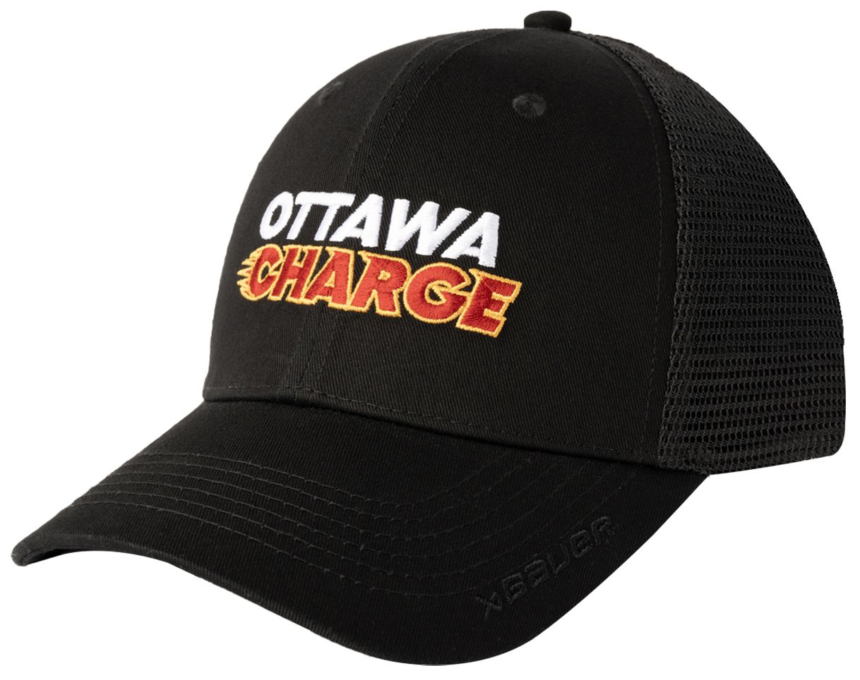 Bauer Adult PWHL Ottawa Charge Black Adjustable Hat