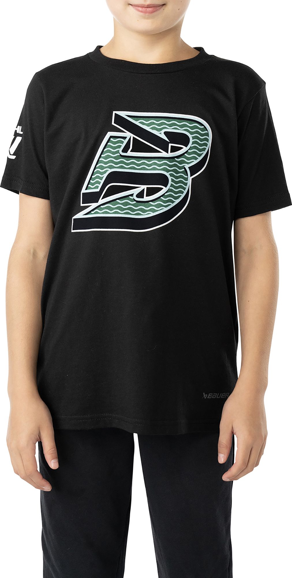 Bauer Youth PWHL Boston Fleet Black Graphic T-Shirt