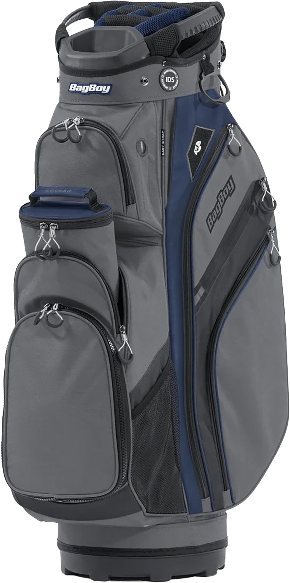 Bag Boy 2025 Chiller Pro Cart Bag, Men’s, Charcoal/Navy/Black Gray