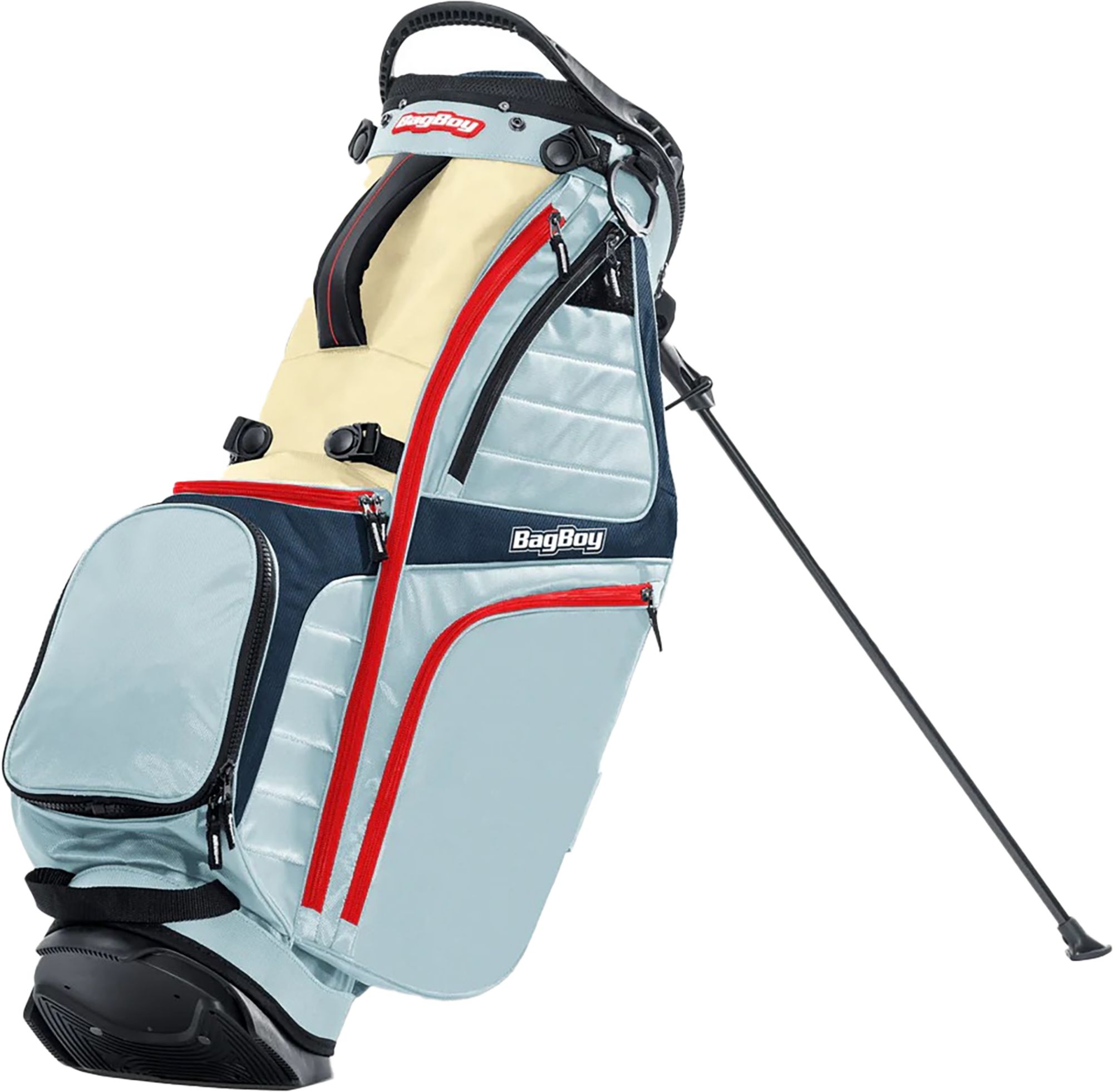 Bag Boy 2025 HB-14 Stand Bag, Men’s, Sky Blue/Navy/Red