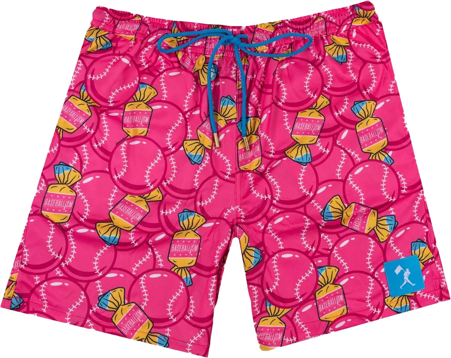 Baseballism Men's Doubles and Bubbles Diamond Air Mesh Shorts