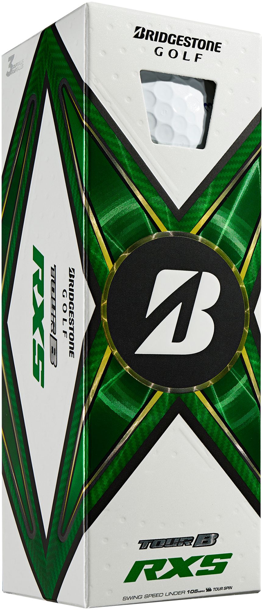Bridgestone 2024 Tour B RXS Golf Balls - 3 Ball Sleeve