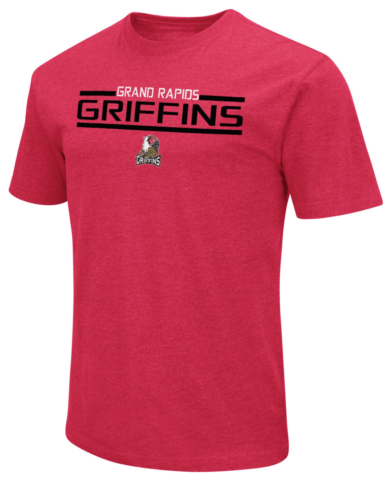 Colosseum Men's Grand Rapids Griffins Red Playbook T-Shirt