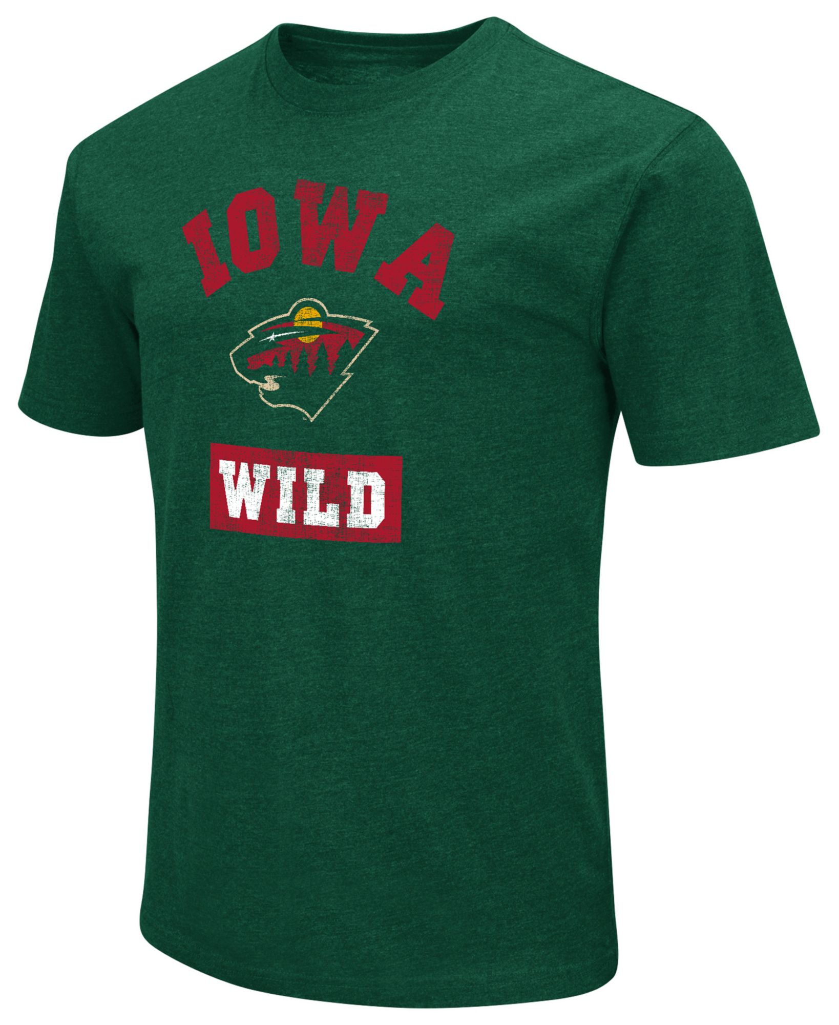 Colosseum Athletics Men's Iowa Wild Green Playbook T-Shirt