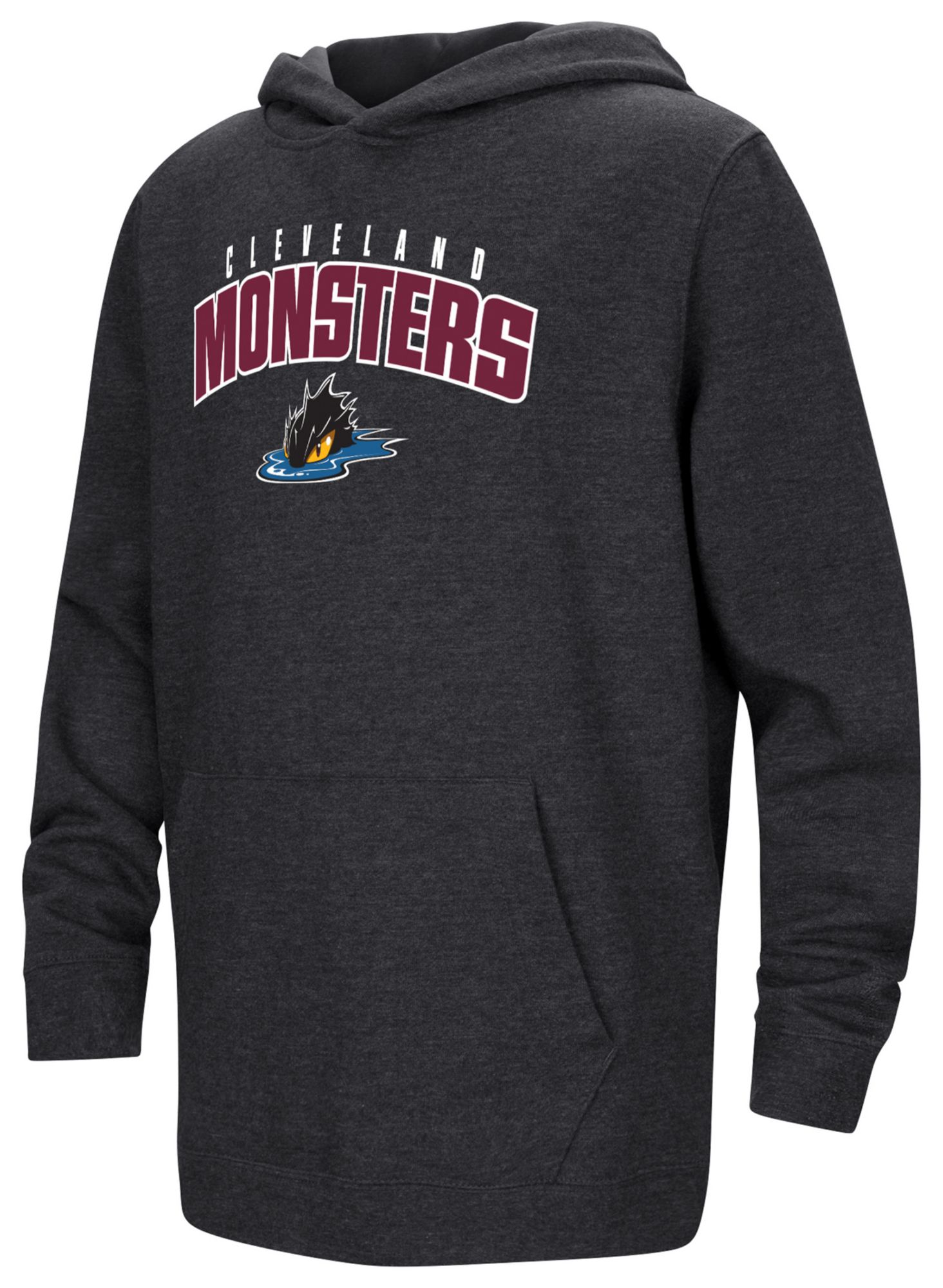 Colosseum Athletics Youth Cleveland Monsters Black  Campus Pullover Hoodie