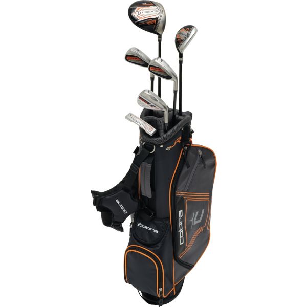 Cobra Junior 2024 9-Piece Complete Set – (Height 46"-52"/Ages 5-8) - Inspired by Rickie Fowler