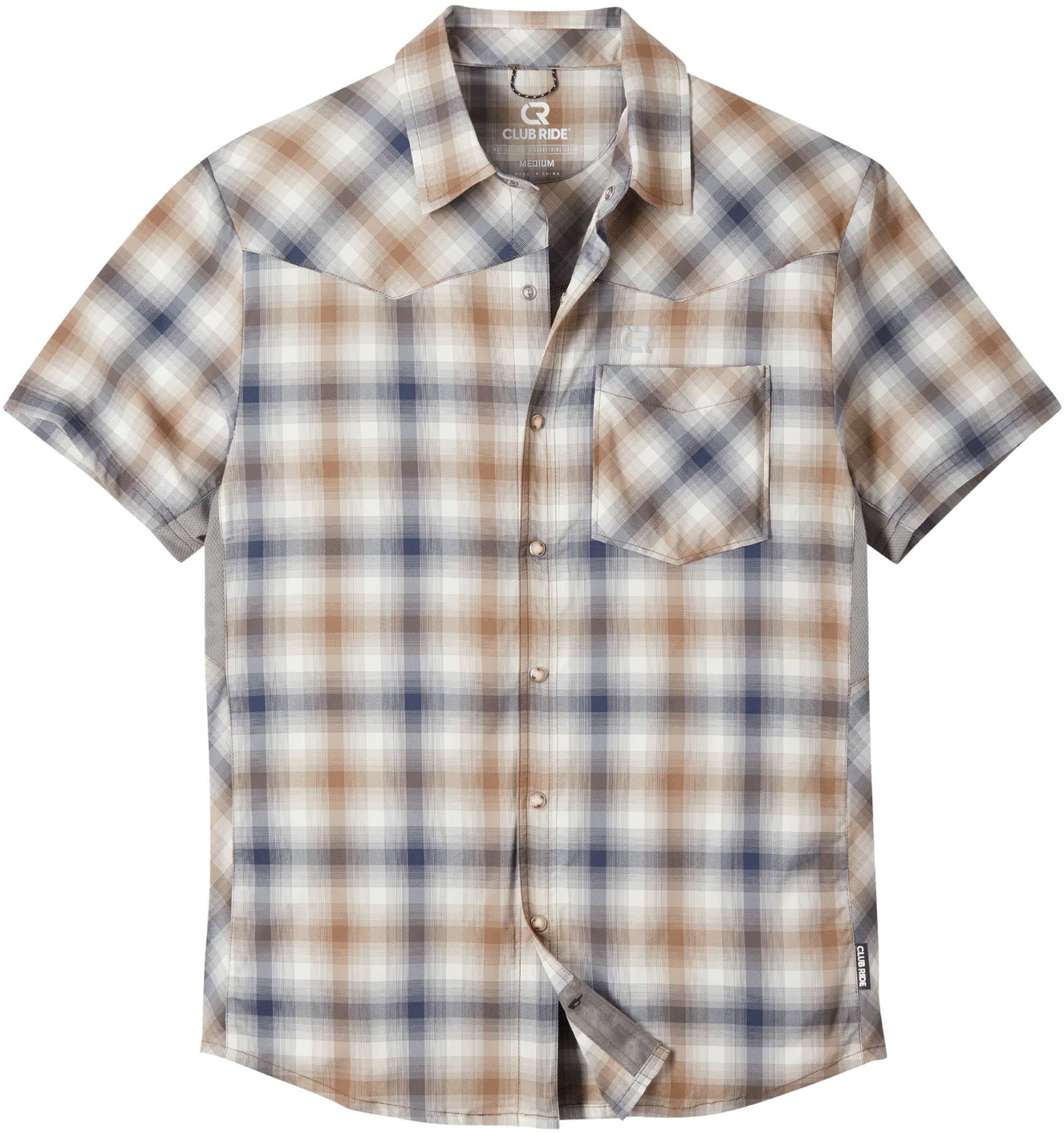 Club Ride Men's New West Original Pearl Snap Ride Shirt