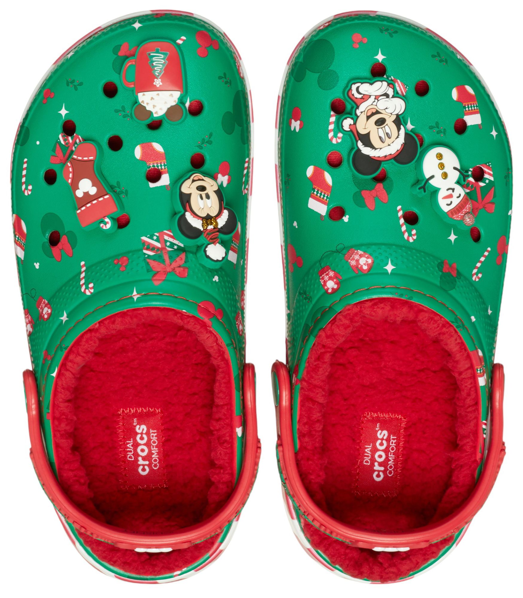 Crocs Mickey Mouse Holiday Lined Classic Clogs