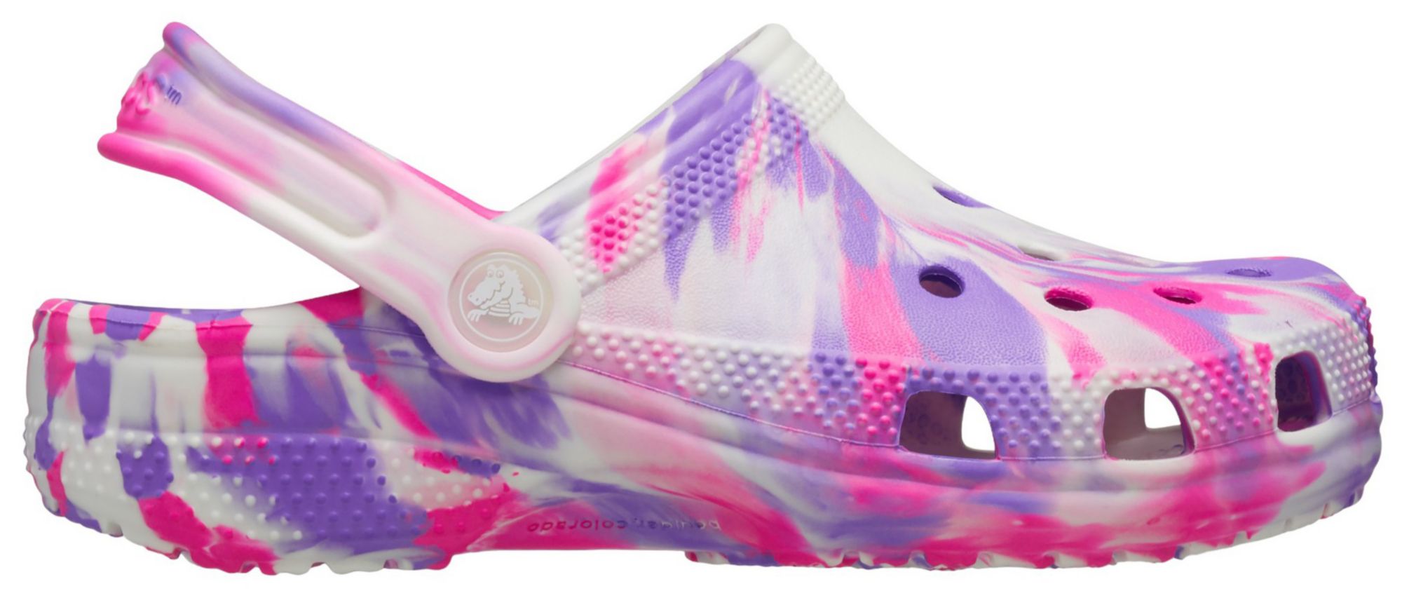 Crocs Kids Classic Glow Marbled Clogs