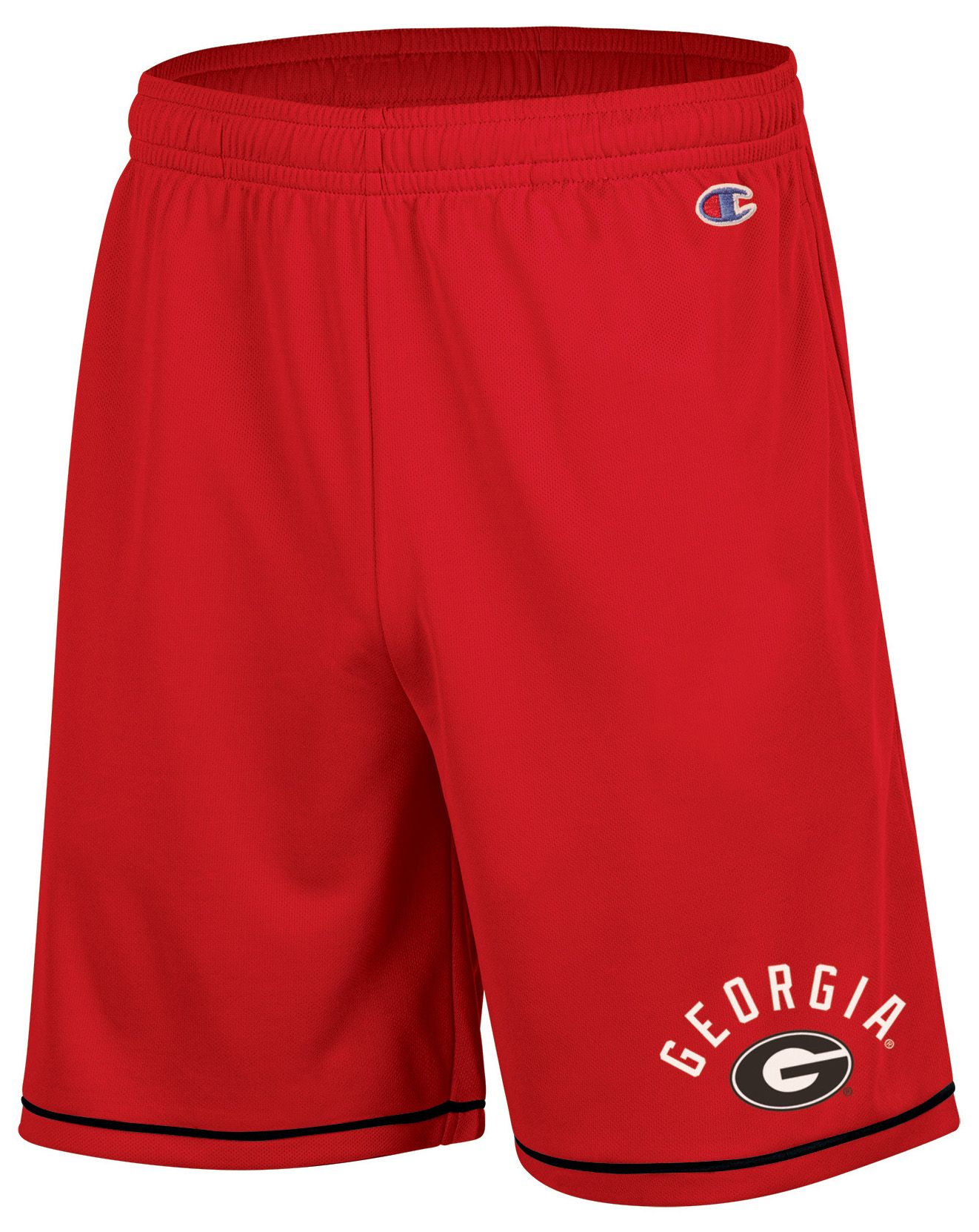 Champion Men's Georgia Bulldogs Red/Black Highlight Shorts