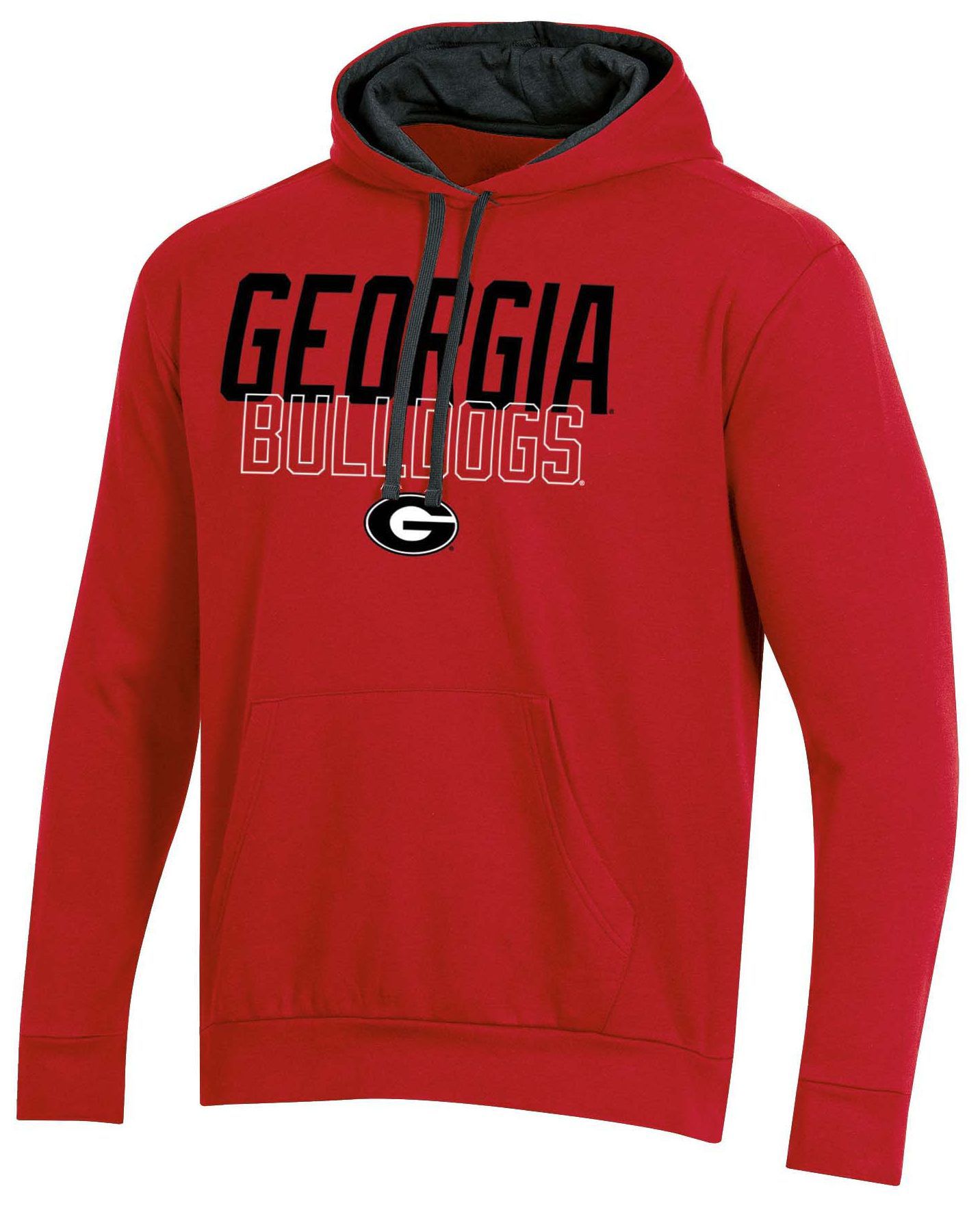 Champion Men's Georgia Bulldogs Red Pullover Hoodie
