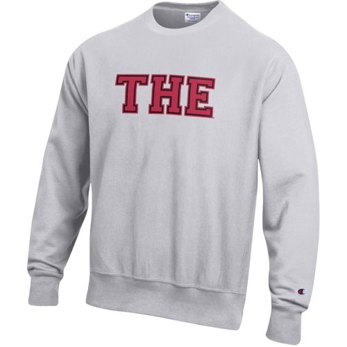 Champion Men's Ohio State Buckeyes Silver Reverse Weave Crew
