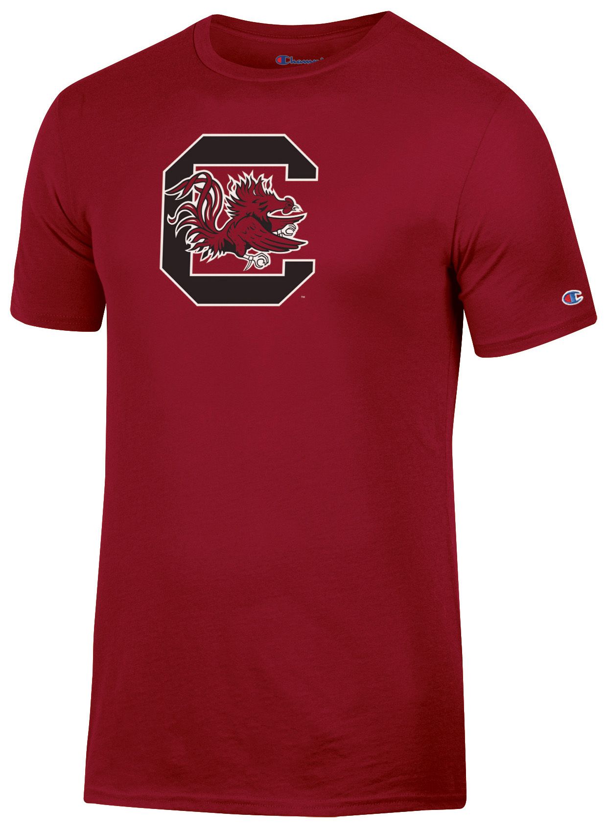 Champion Men's South Carolina Gamecocks Cardinal Logo T-Shirt