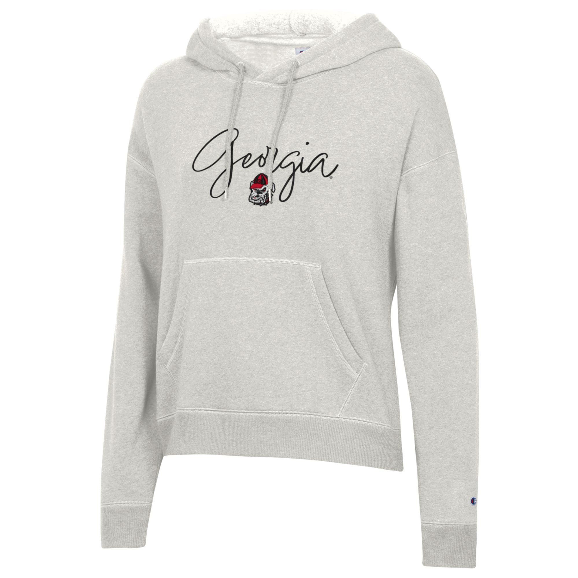 Champion Women's Georgia Bulldogs Tan Triumph Pullover Hoodie