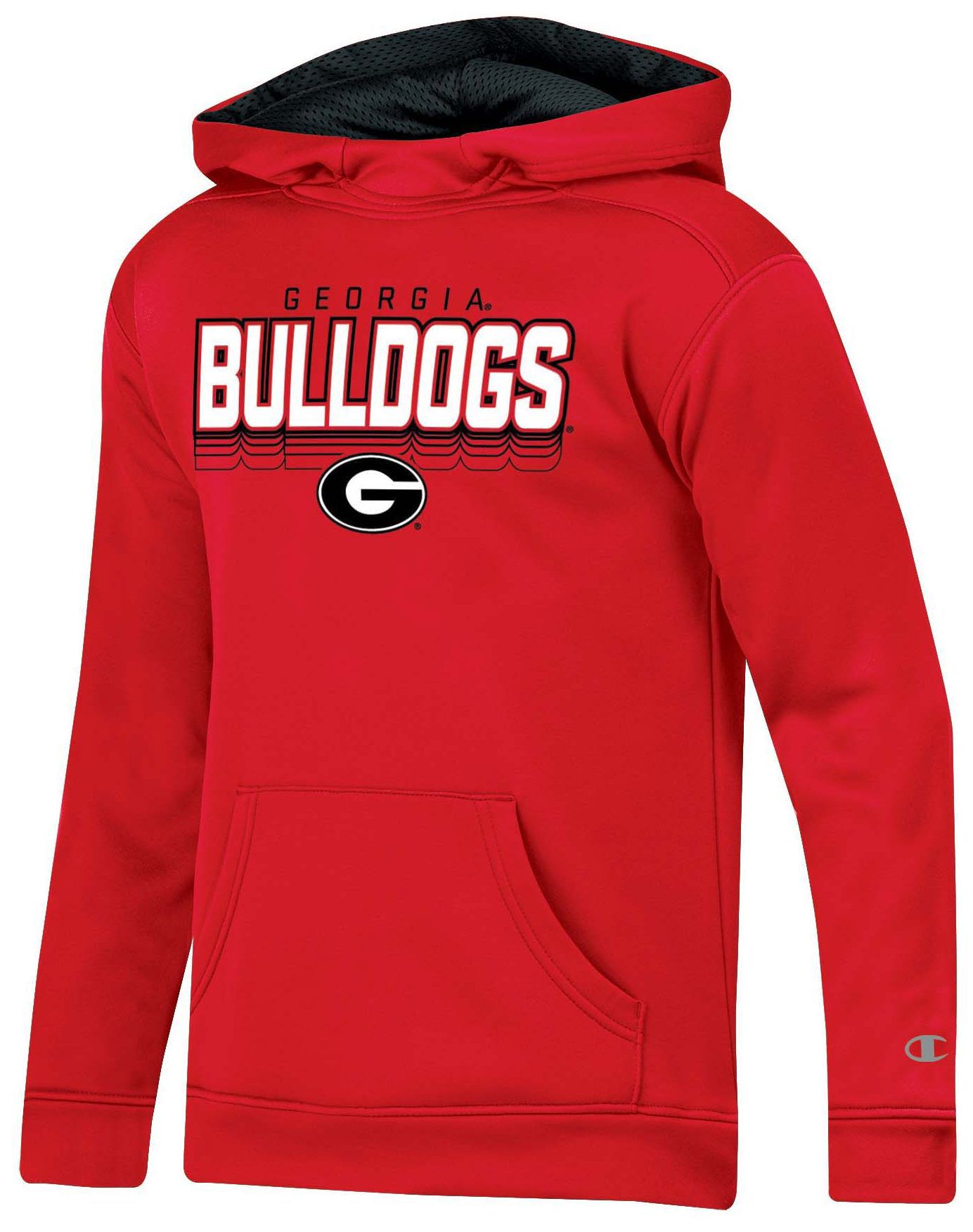 Champion Youth Georgia Bulldogs Red Pullover Hoodie