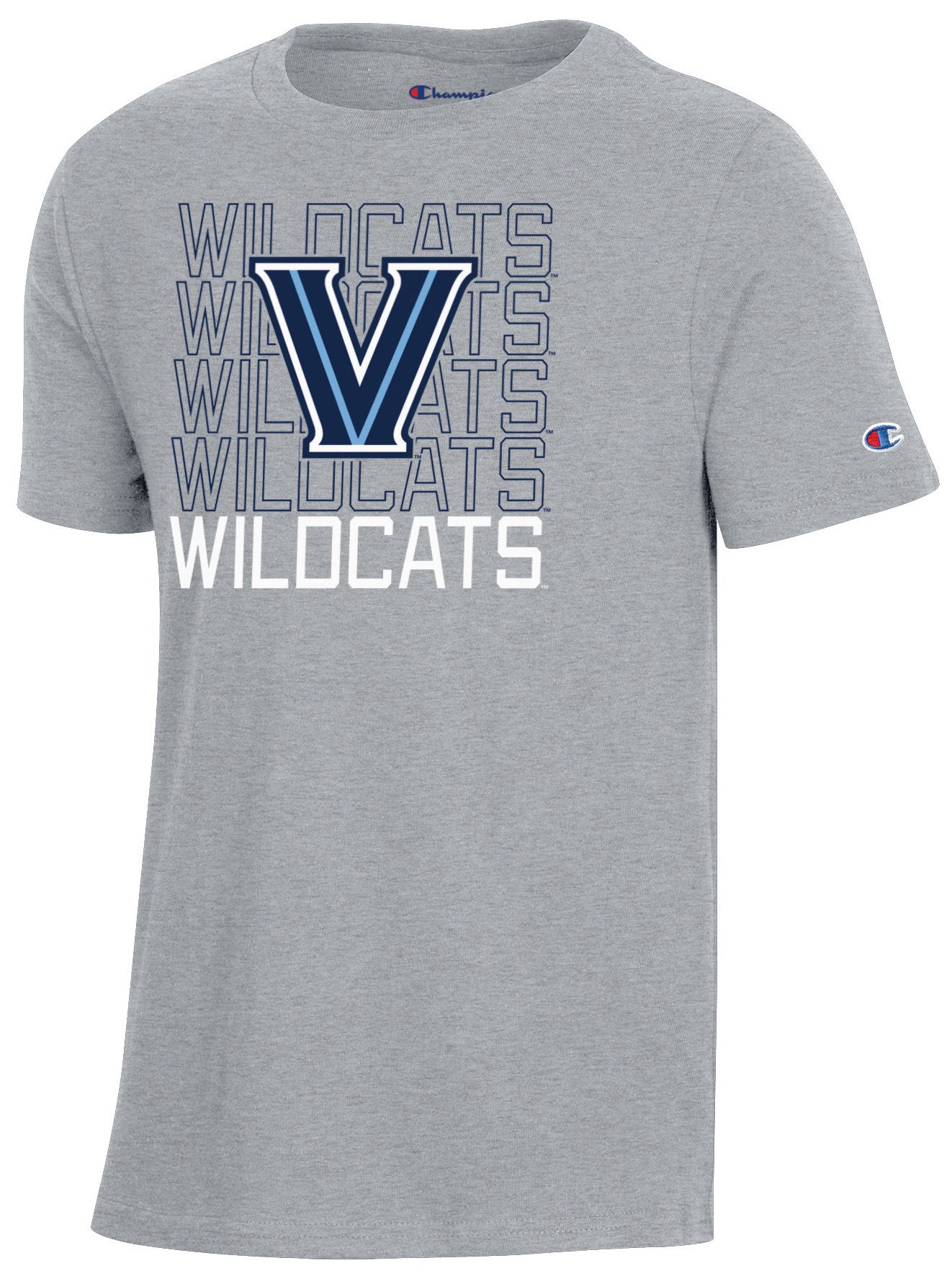 Champion Youth Villanova Wildcats Steel Repeat T-Shirt