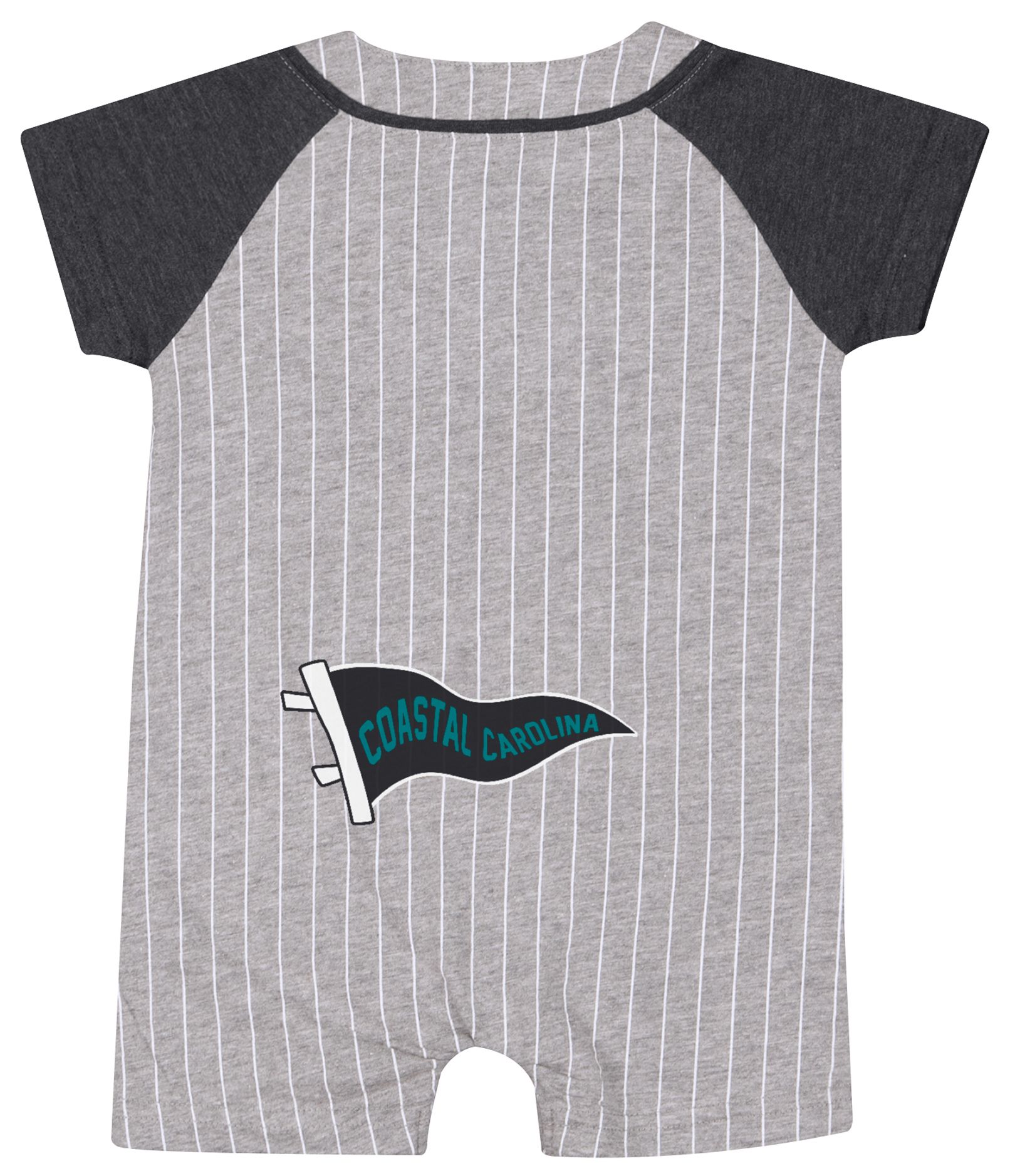 Colosseum Infant Coastal Carolina Chanticleers Heather Grey Airball Romper