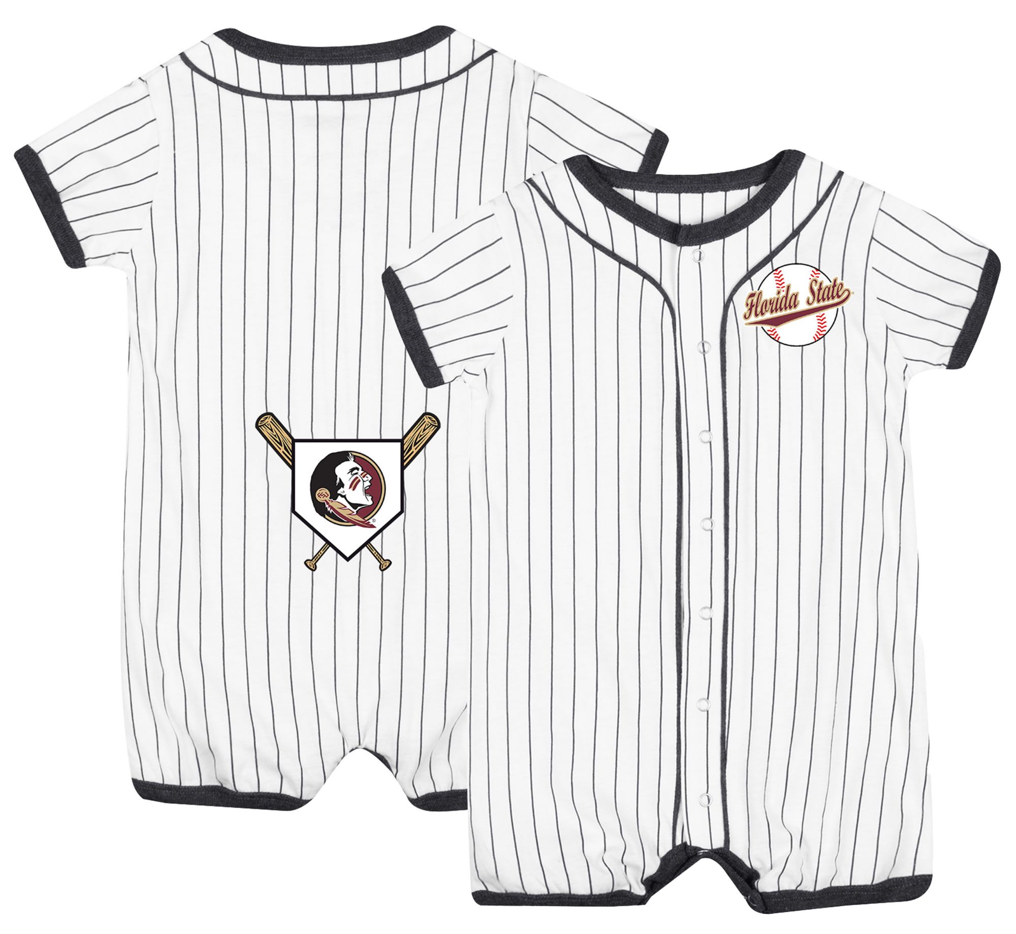 Colosseum Infant Florida State Seminoles White Romper