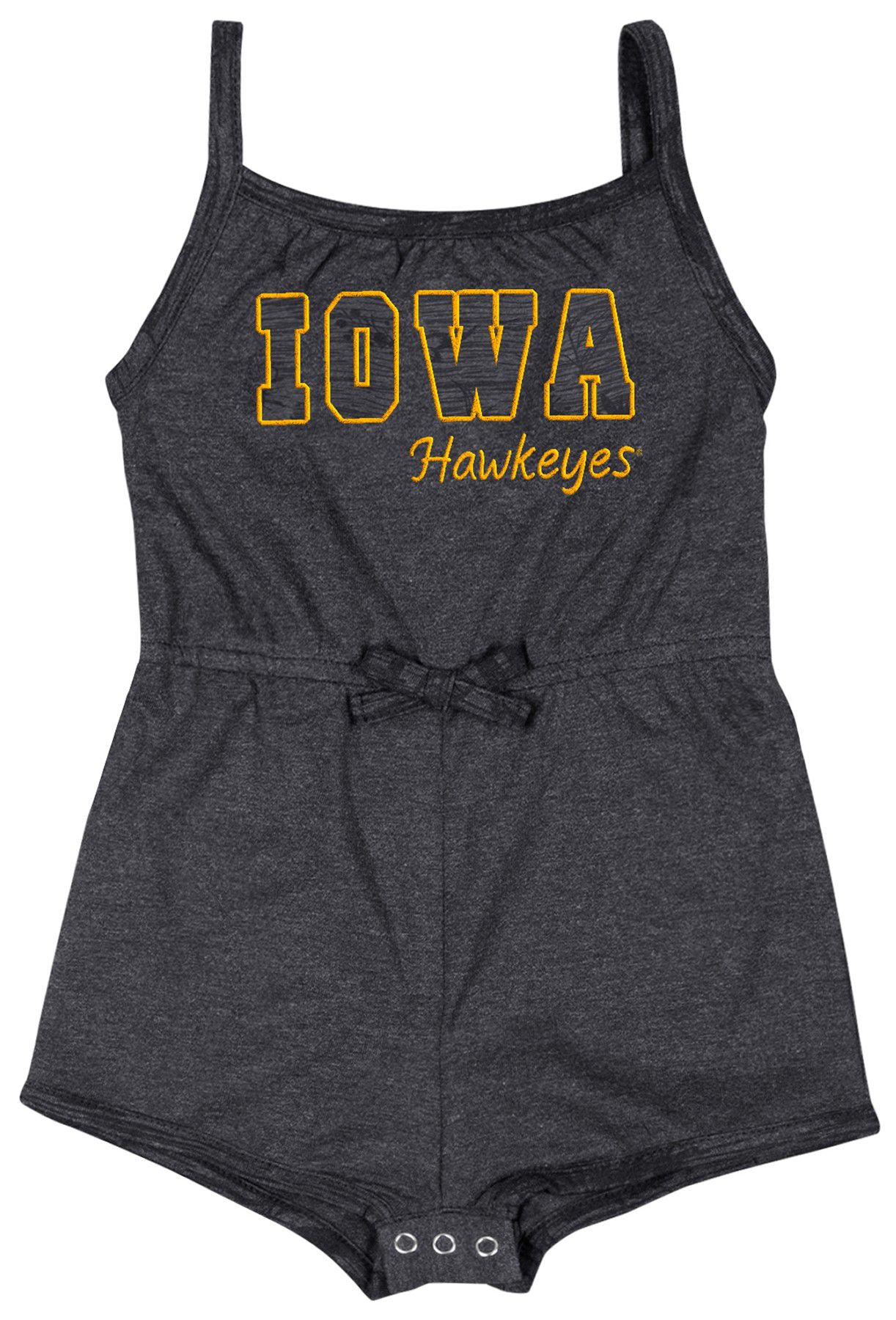 Colosseum Infant Iowa Hawkeyes Black Element Romper