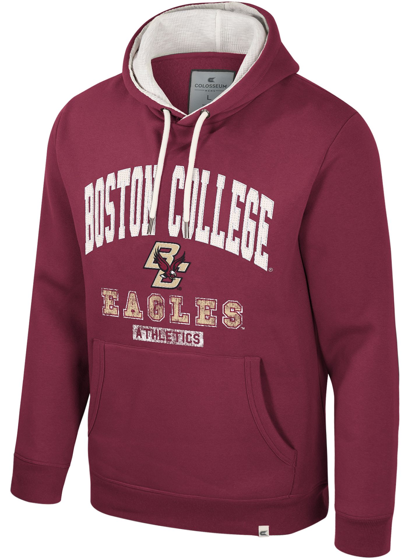 Colosseum Men's Boston College Eagles Garnet Oracle Vintage Pullover Hoodie