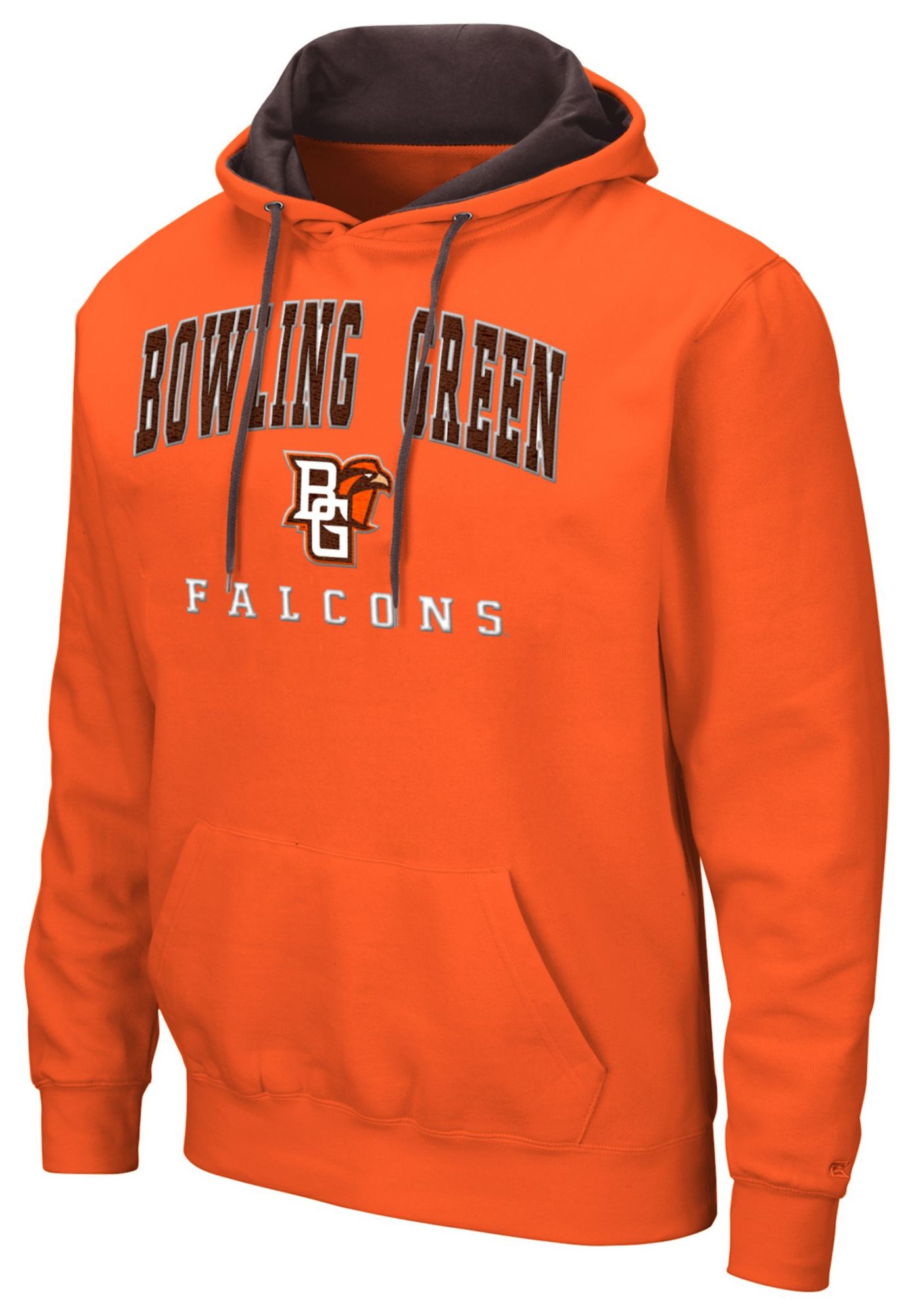 Colosseum Men's Bowling Green Falcons Orange Pullover Hoodie