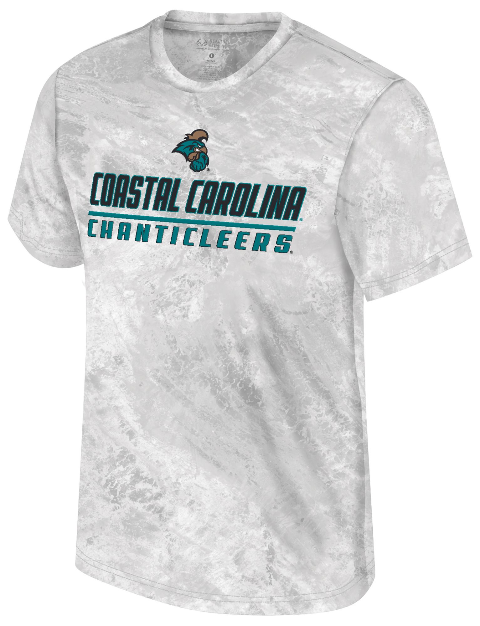 Colosseum Men's Coastal Carolina Chanticleers Whiteout Huron Performance T-Shirt