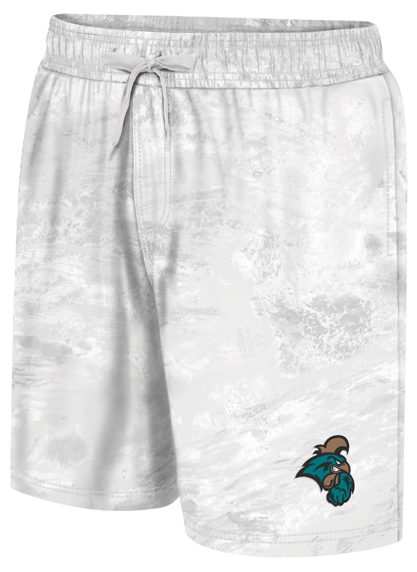 Colosseum Men's Coastal Carolina Chanticleers Whiteout Realtree Huran Board Shorts