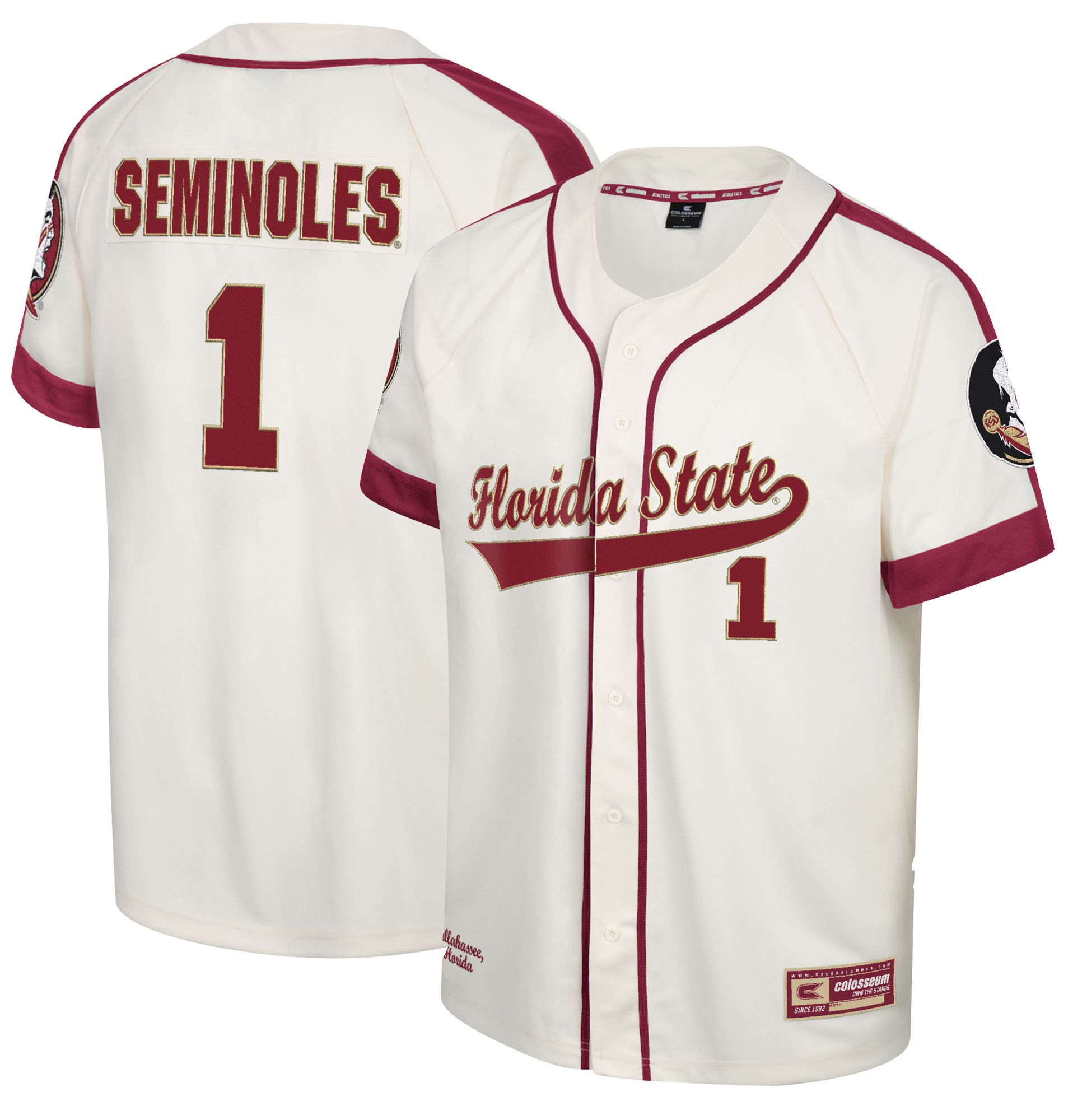 Seminoles baseball championship jersey