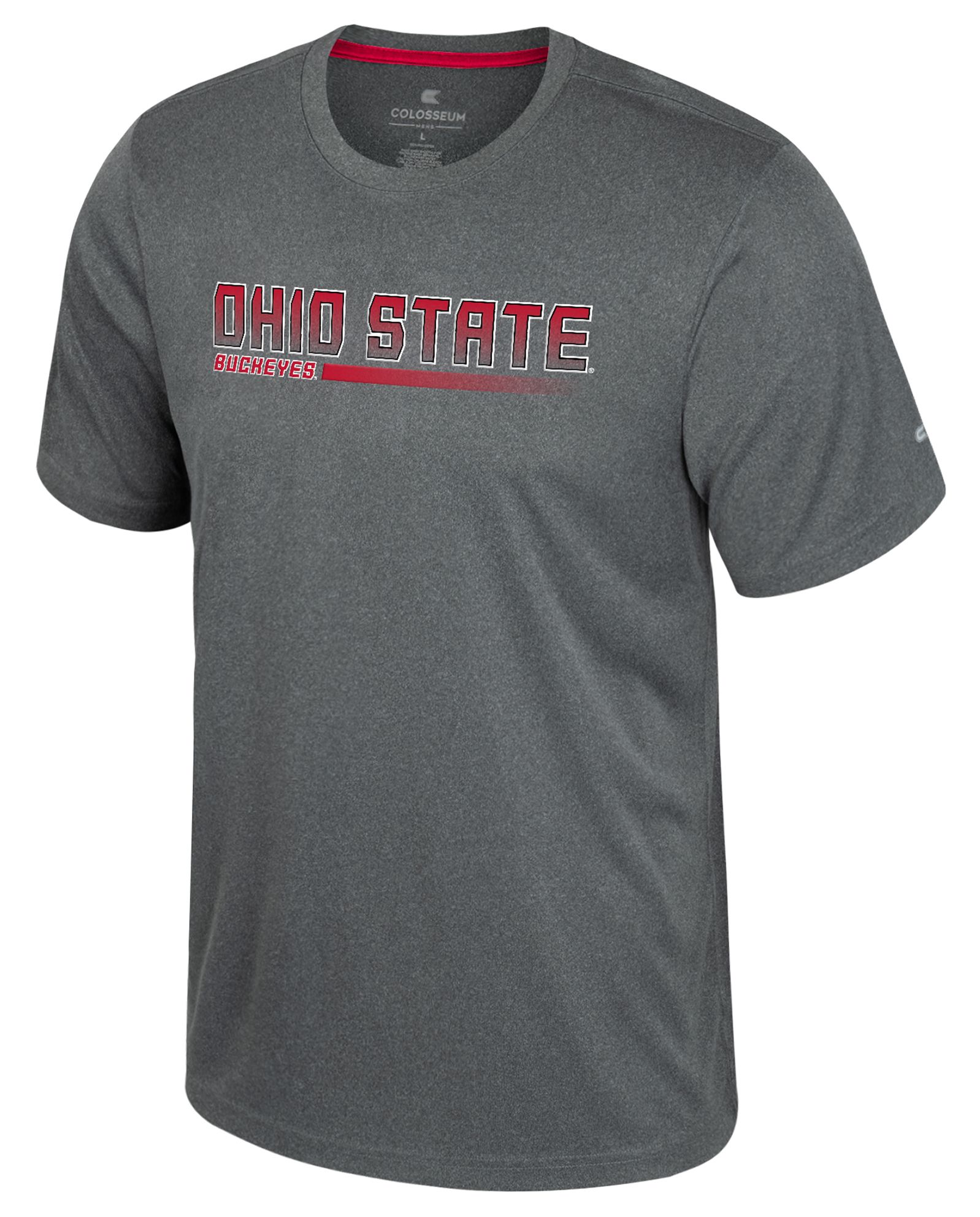 Colosseum Men's Ohio State Buckeyes Heather Charcoal Physics T-Shirt