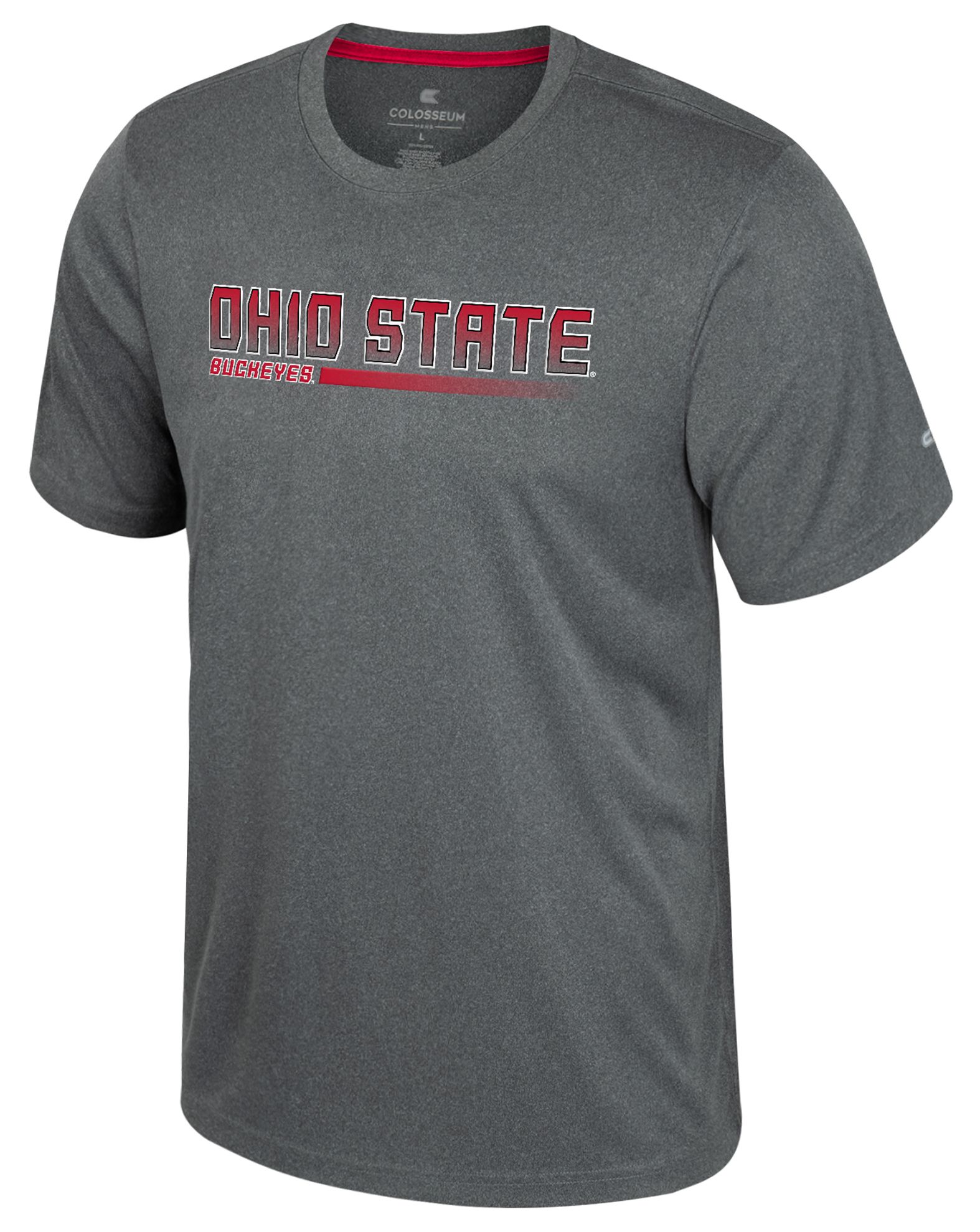 Colosseum Men's Ohio State Buckeyes Red Physicist T-Shirt