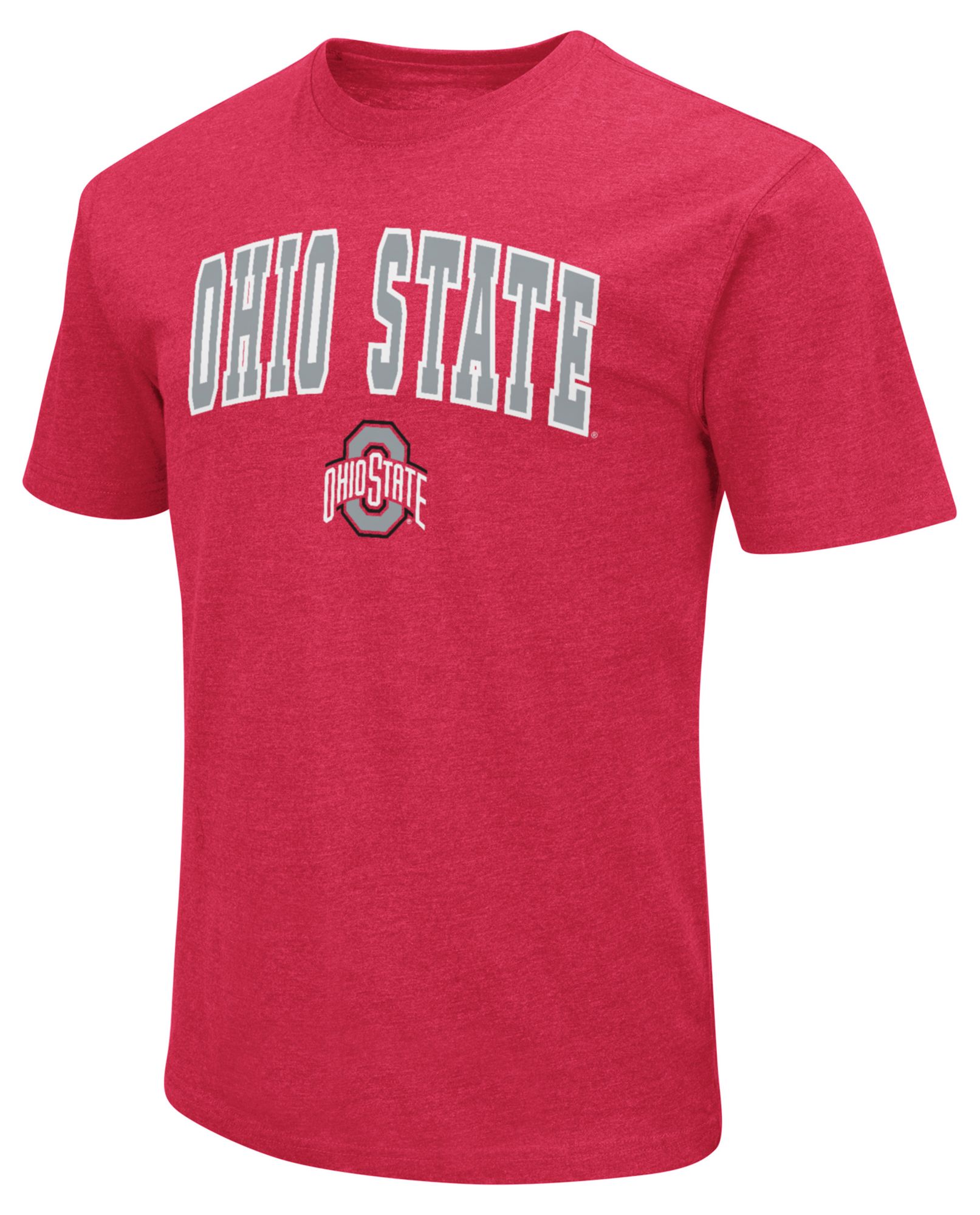 Colosseum Men's Ohio State Buckeyes Red T-Shirt
