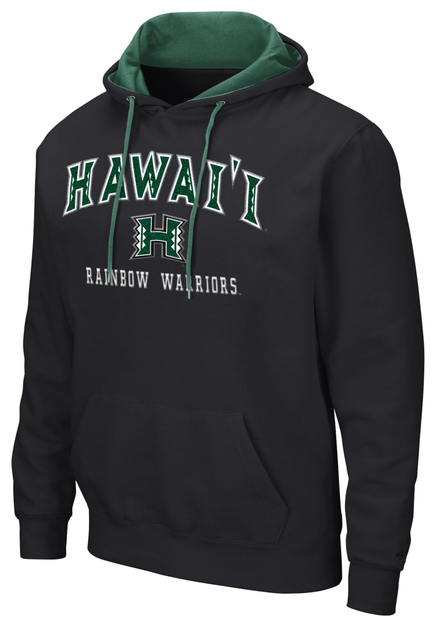 Colosseum Men's Hawai'i Warriors Black Pullover Hoodie