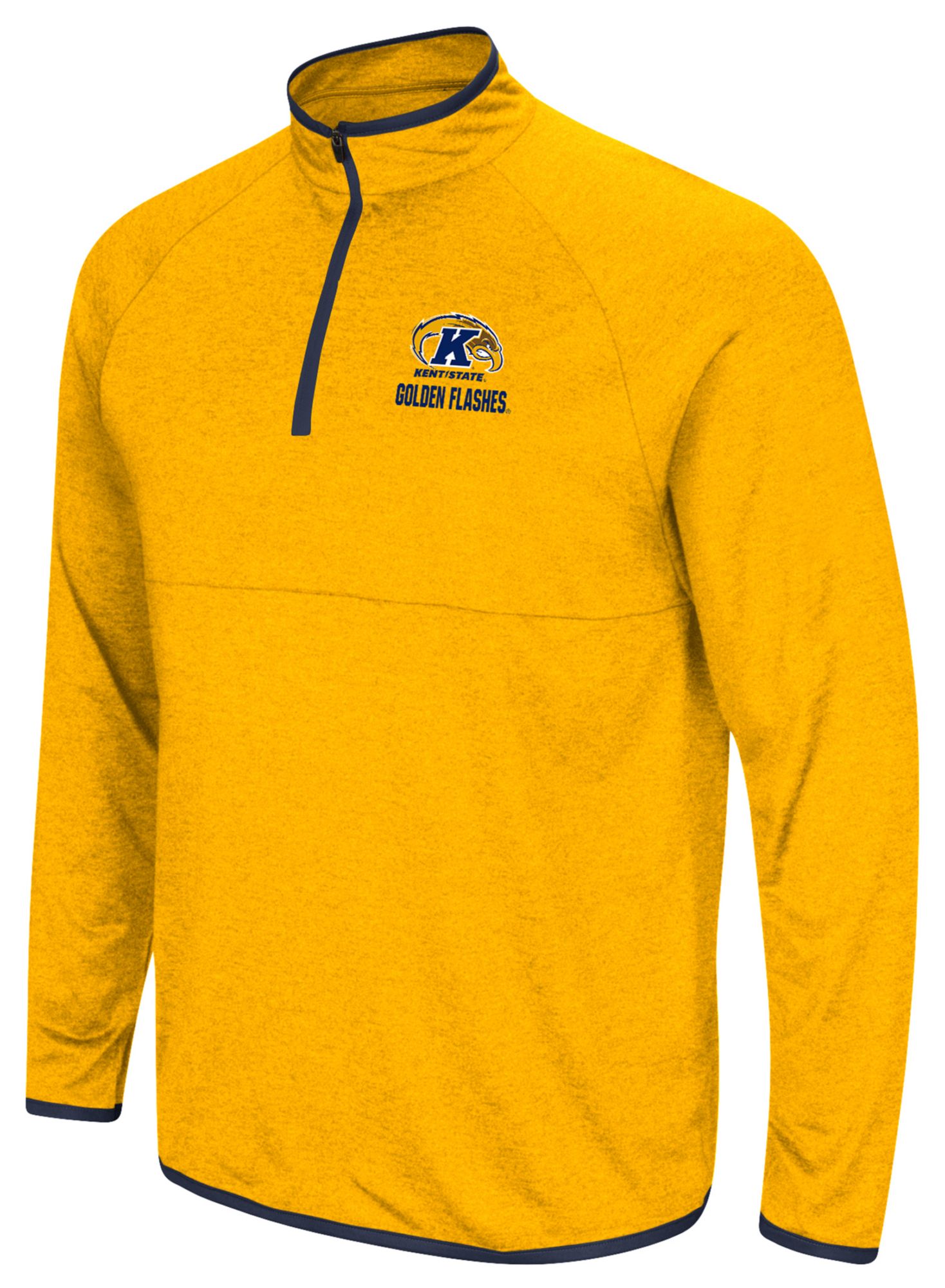 Colosseum Men's Kent State Golden Flashes Gold 1/4 Zip Pullover