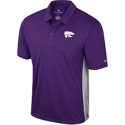 Colosseum Men's Kansas State Wildcats Purple Set In Polo