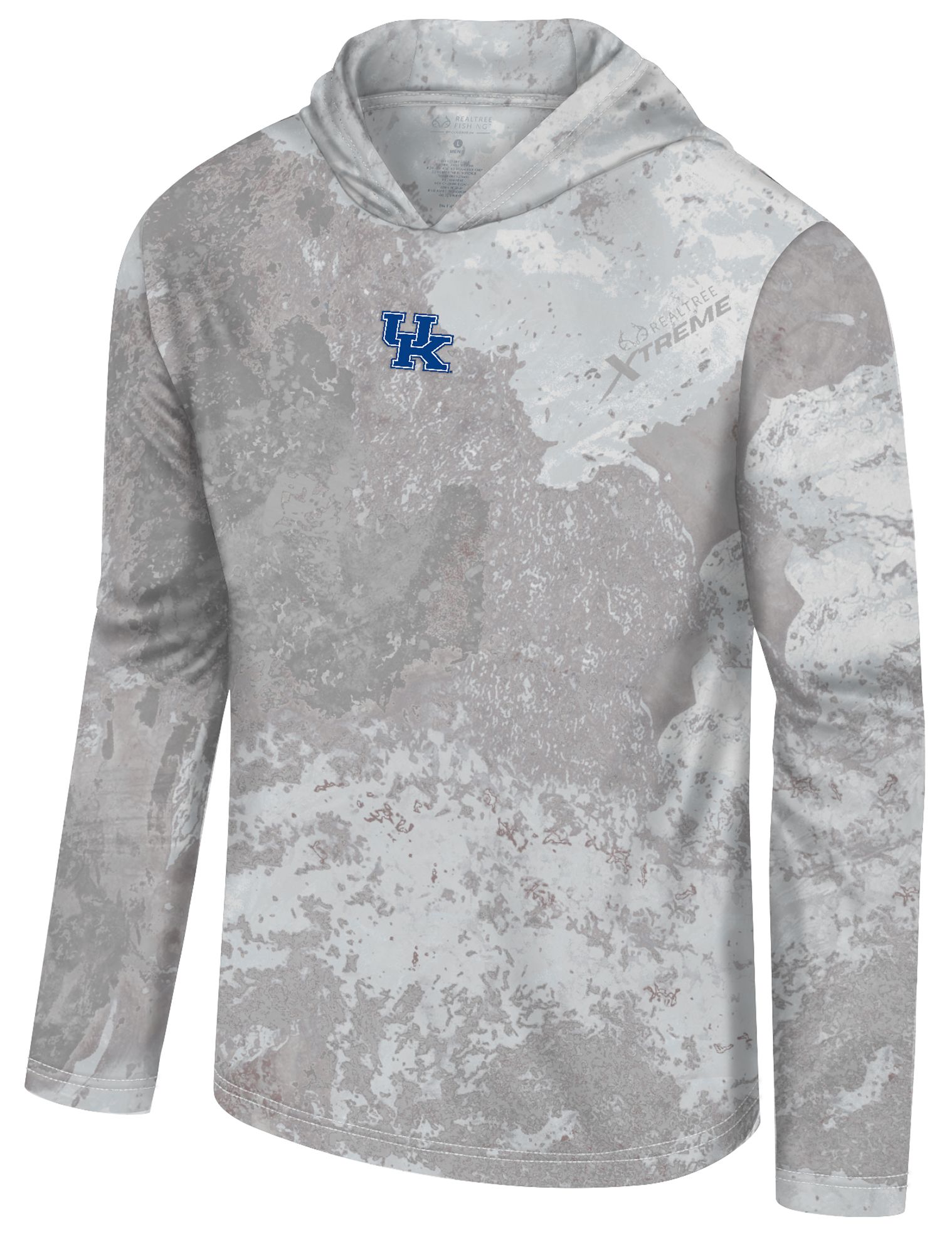 Colosseum Men's Kentucky Wildcats Salt Roscoe Long Sleeve Hoodie T-Shirt
