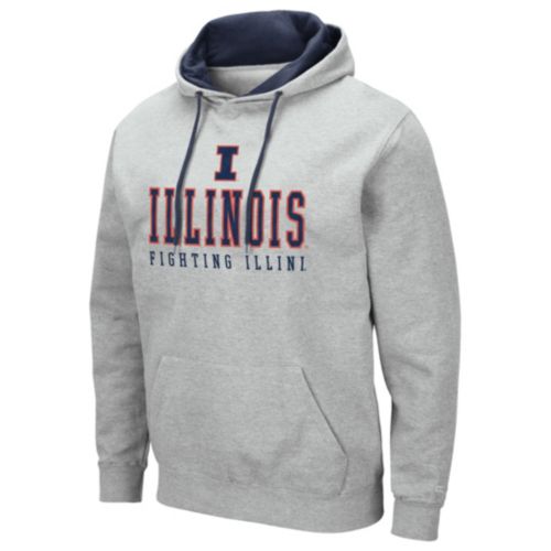 Colosseum Men's Illinois Fighting Illini Navy Pullover Hoodie