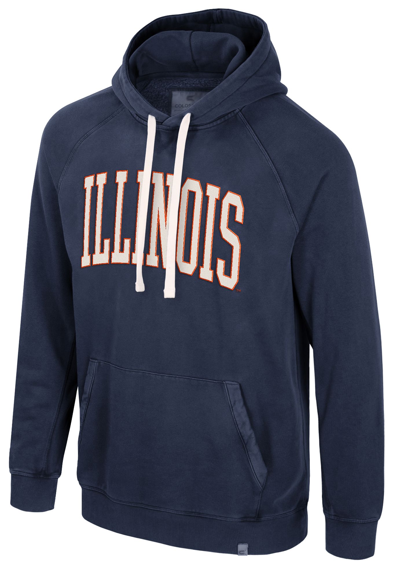 Colosseum Men's Illinois Fighting Illini Navy Cavendish Pullover Hoodie