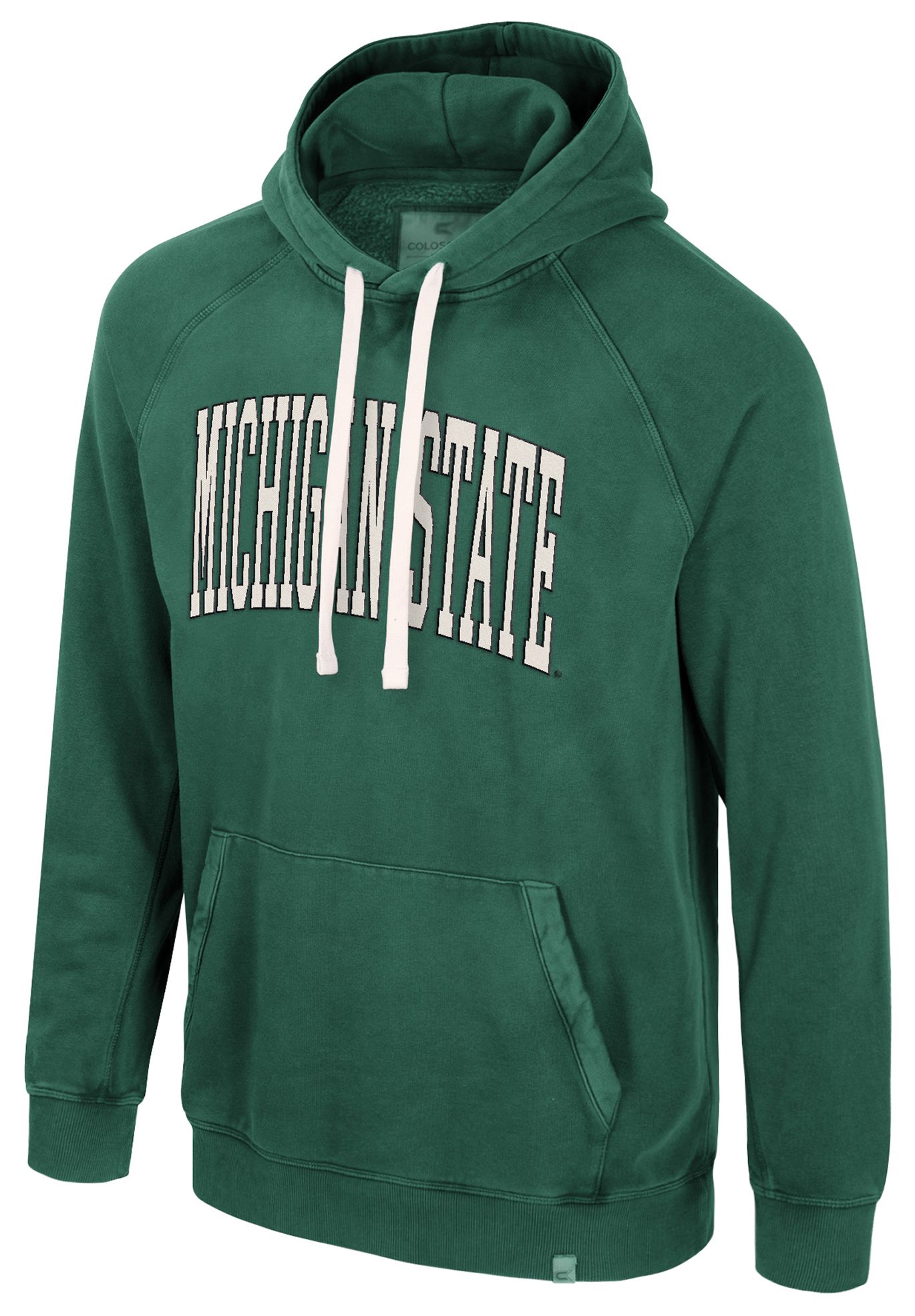 Colosseum Men's Michigan State Spartans Green Cavendish Pullover Hoodie