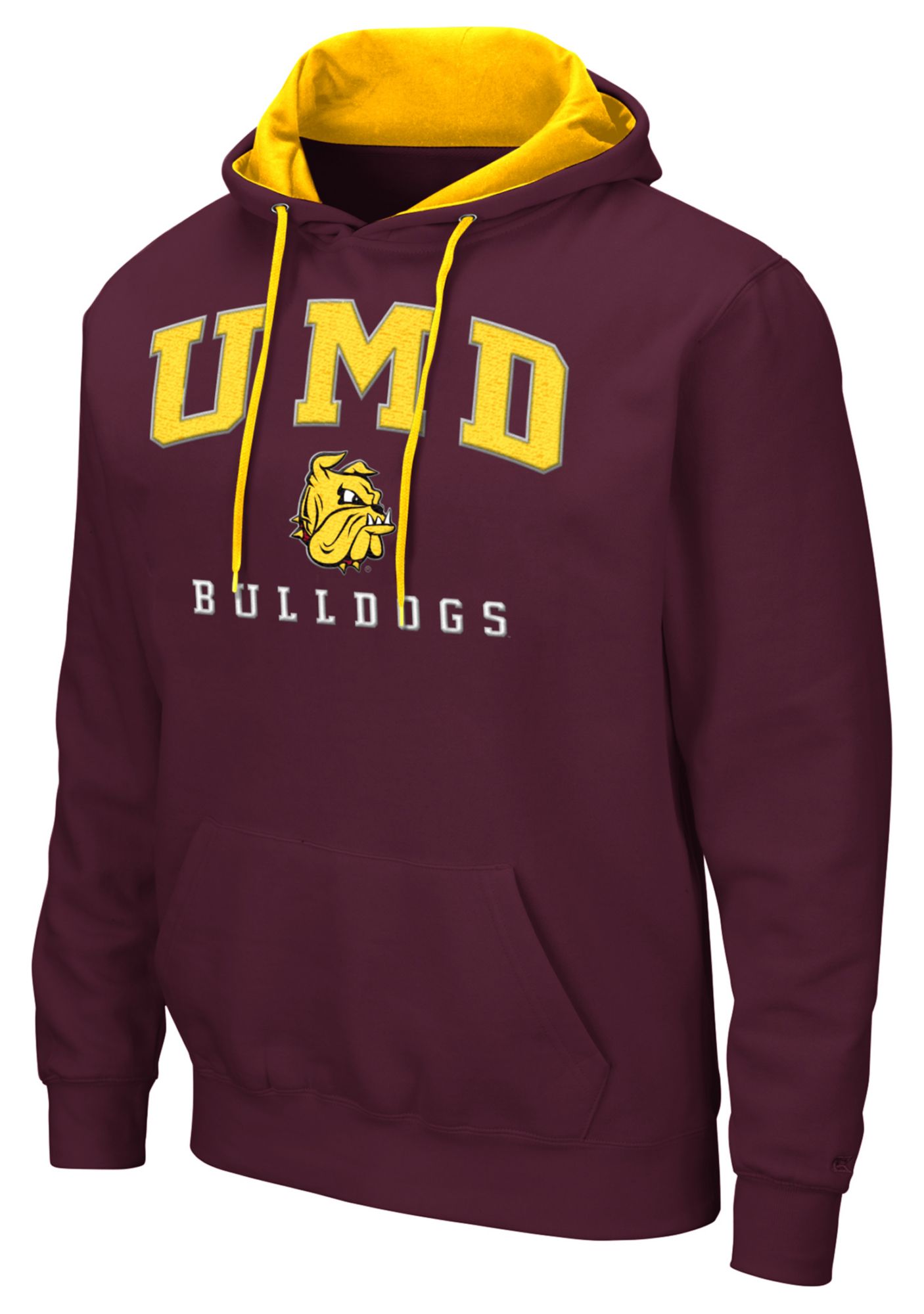Colosseum Men's Minnesota-Duluth  Bulldogs Maroon Pullover Hoodie