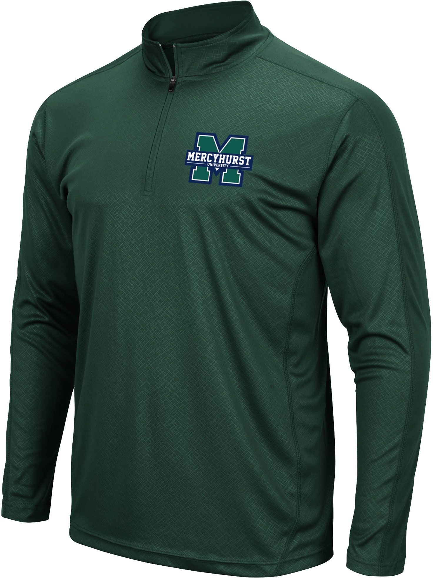 Colosseum Men's Mercyhurst Lakers Green 1/4 Zip Pullover