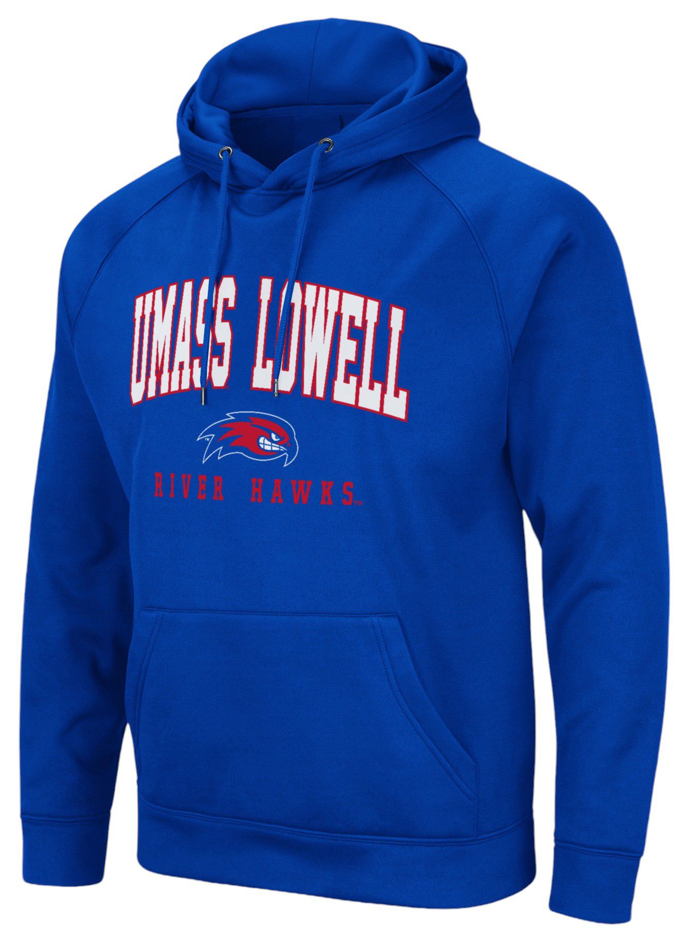 Colosseum Men's UMass Llowell River Hawks Royal Pullover Hoodie