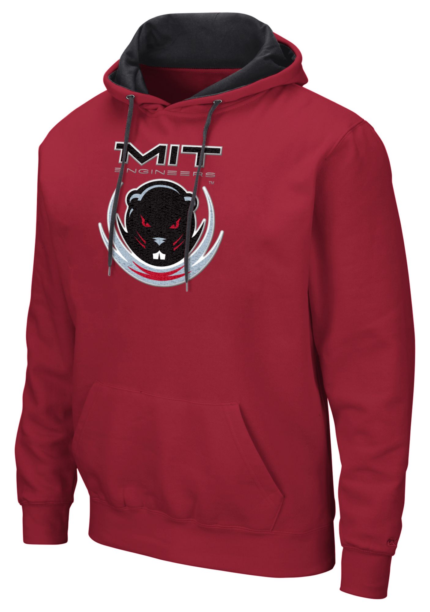 Colosseum Men's MIT Engineers Cardinal Pullover Hoodie