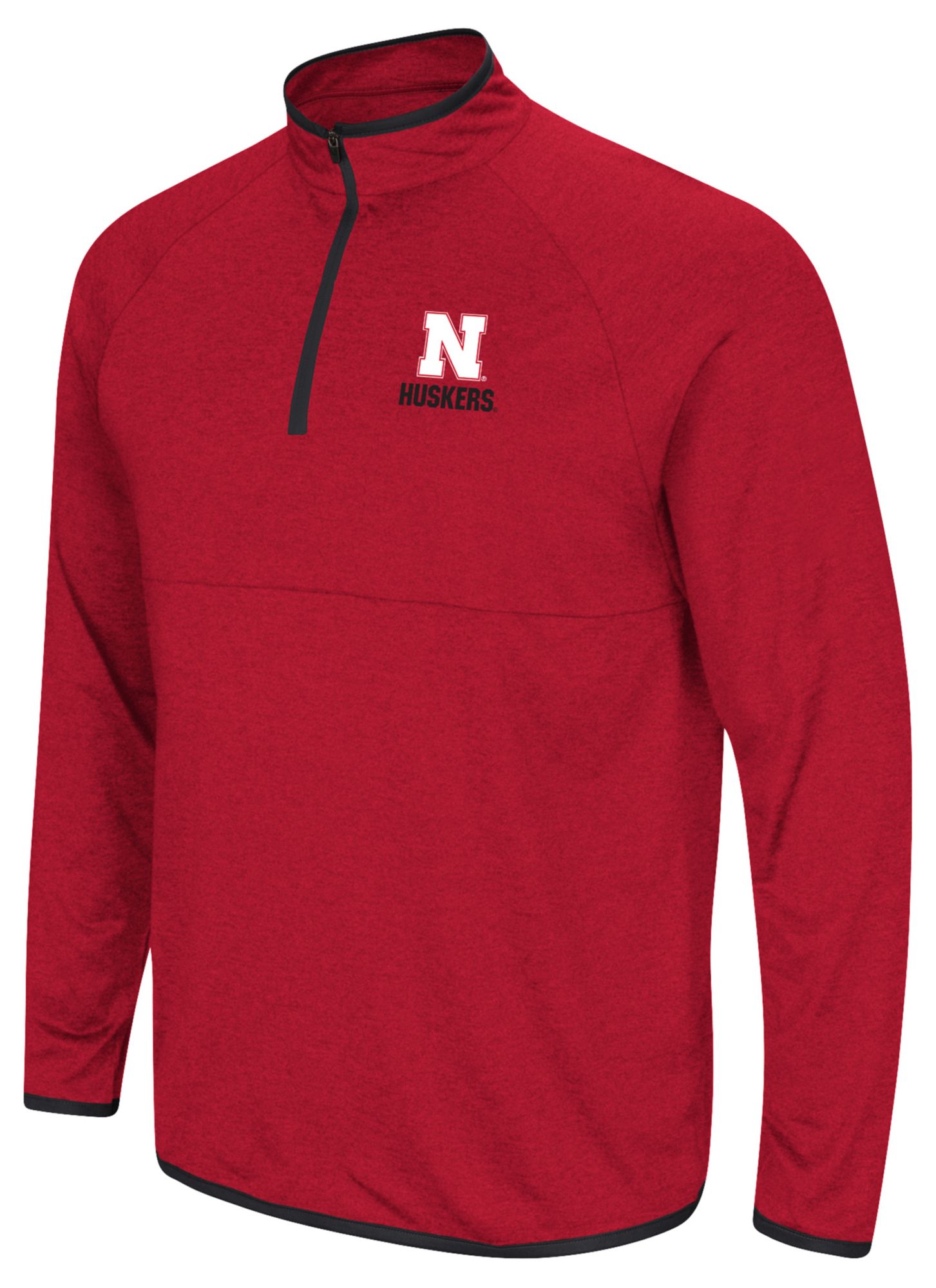 Colosseum Men's Nebraska-Omaha Mavericks Red 1/4 Zip Pullover